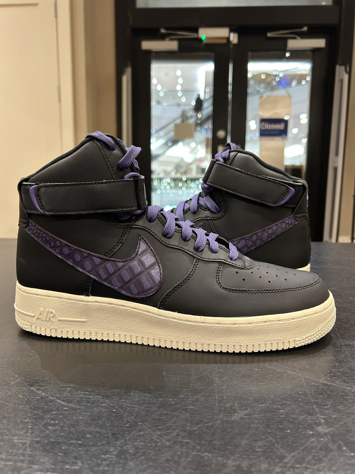 Nike Nike Air Force 1 Hi ‘Purple Croc Skin’ Size US 10 / EU 43 - 1 Thumbnail