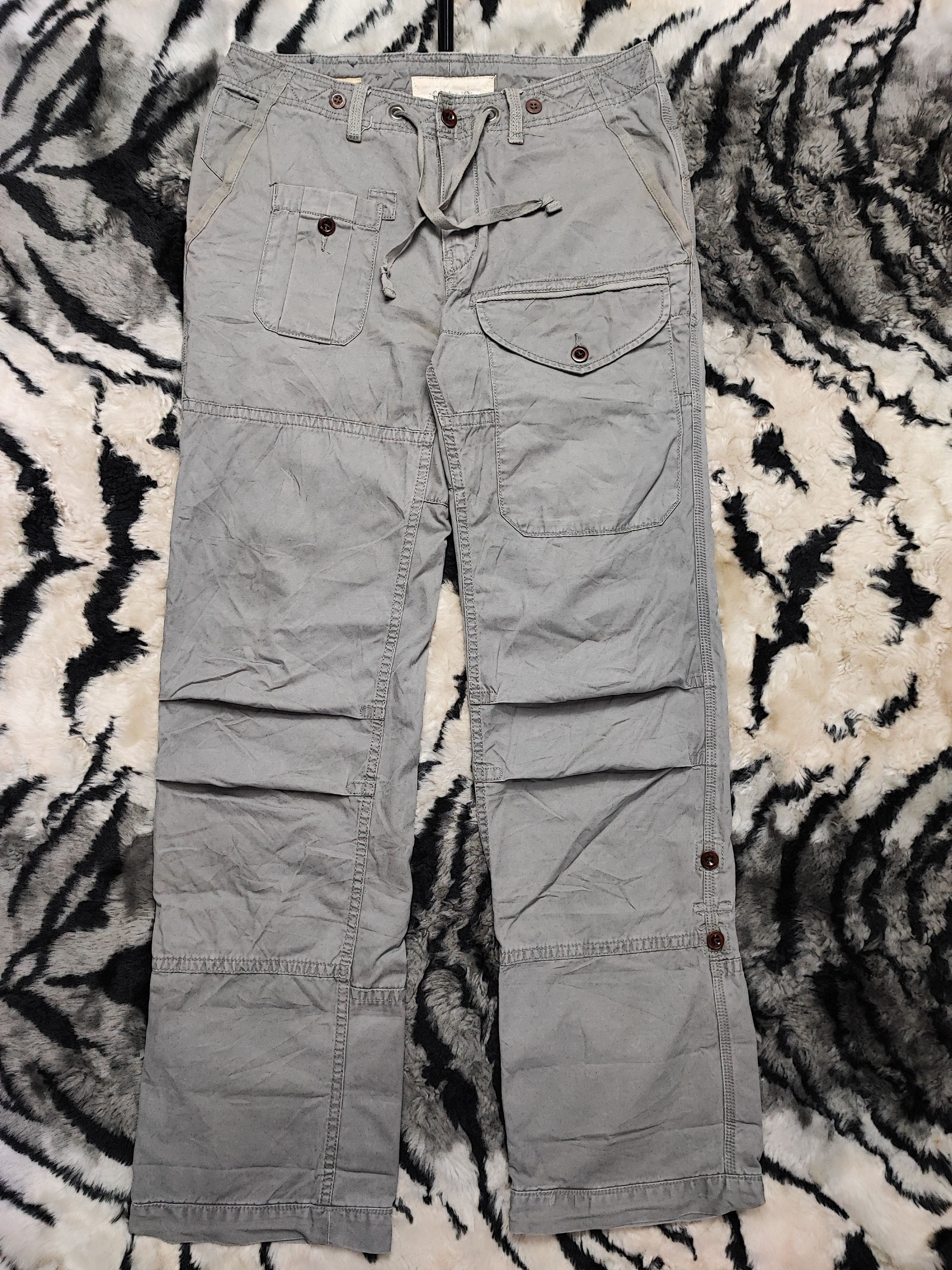 Polo Ralph Lauren 🔥DOPE Iconic Combat Multipocket Tactical Parachute Pants Size US 33 - 2 Thumbnail