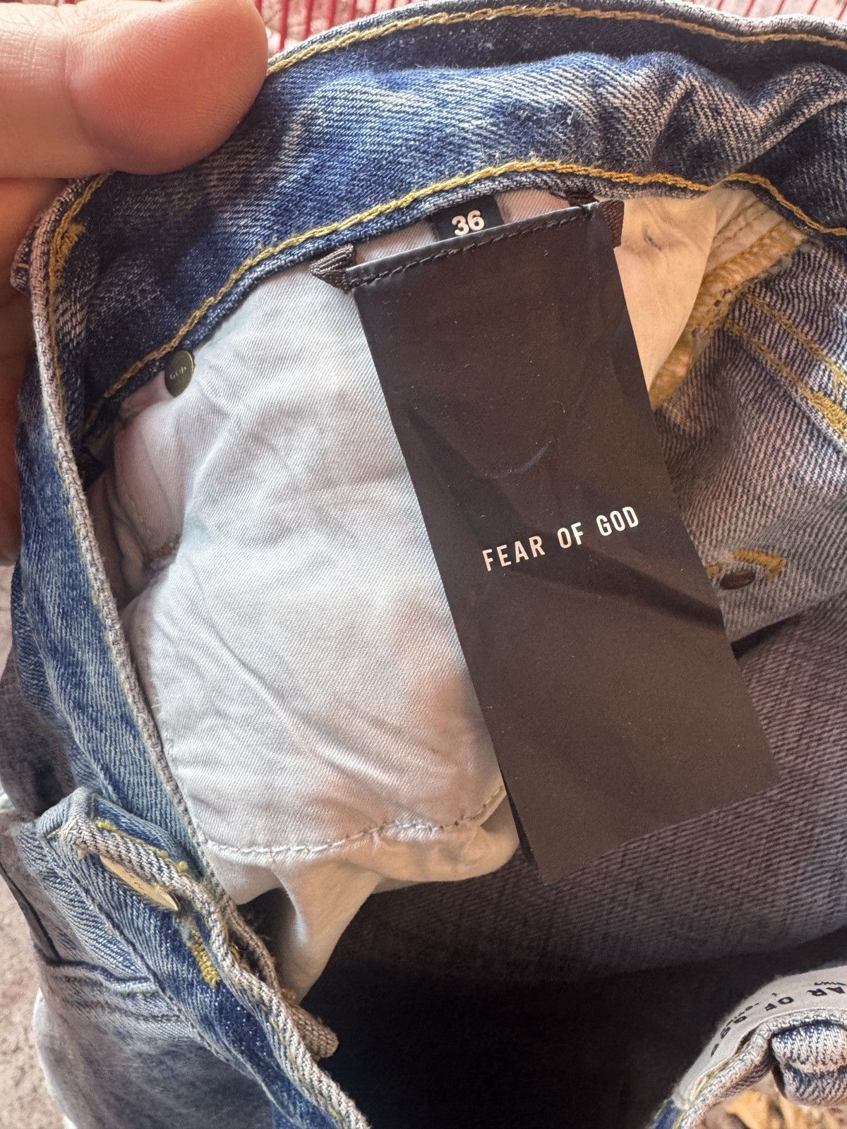Fear of God Fear of god 6th collection skinny zipper denim jeans Size US 36 / EU 52 - 5 Thumbnail