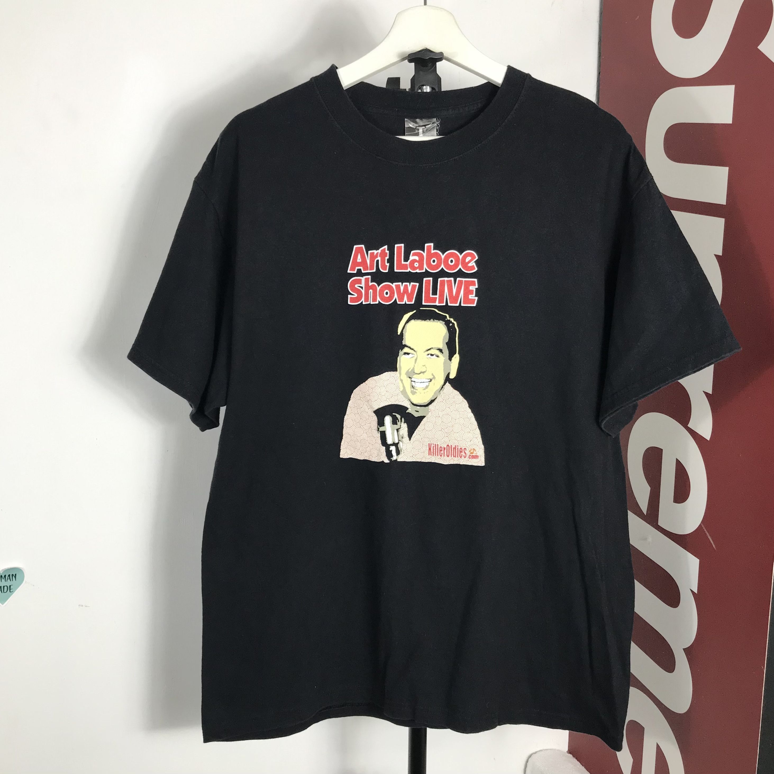 Vintage 90s the Art Laboe Oldies live killer Goodies Block Party Size US L / EU 52-54 / 3 - 1 Thumbnail