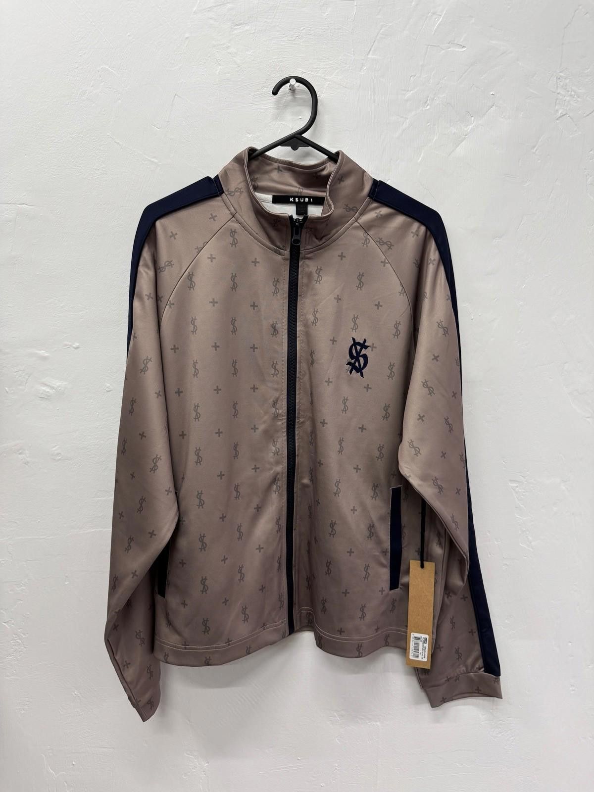 Ksubi new ksubi mens jacket medium m shirt tan navy blue poly Size US M / EU 48-50 / 2 - 1 Thumbnail