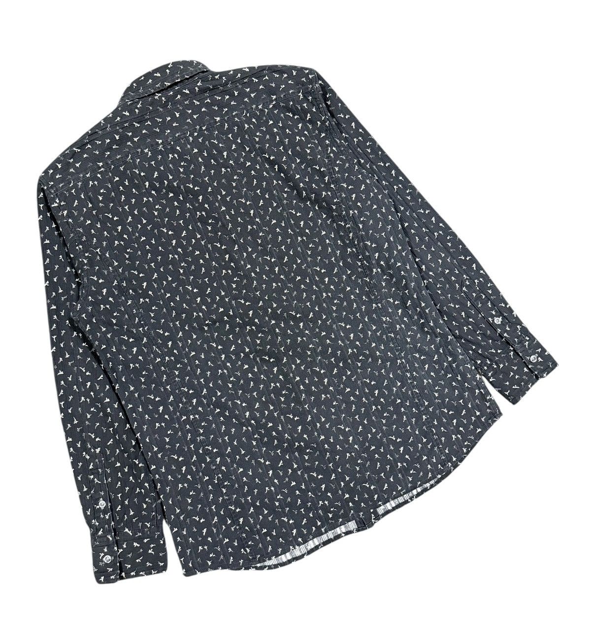 Yohji Yamamoto A.A.R Yohji Yamamoto Printed Shirt Button Ups Designer Size US L / EU 52-54 / 3 - 13 Thumbnail