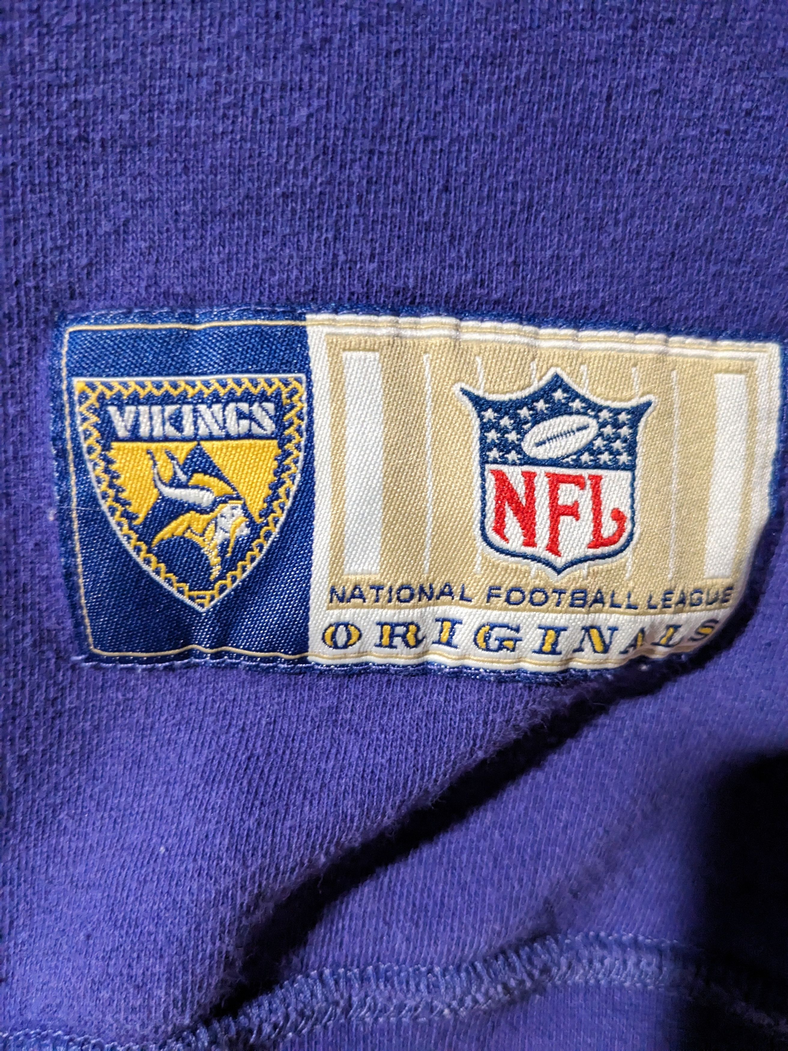 NFL × Vintage Vintage 90s Minnesota Vikings NFL Original Sweatshirt Size US XXL / EU 58 / 5 - 3 Thumbnail