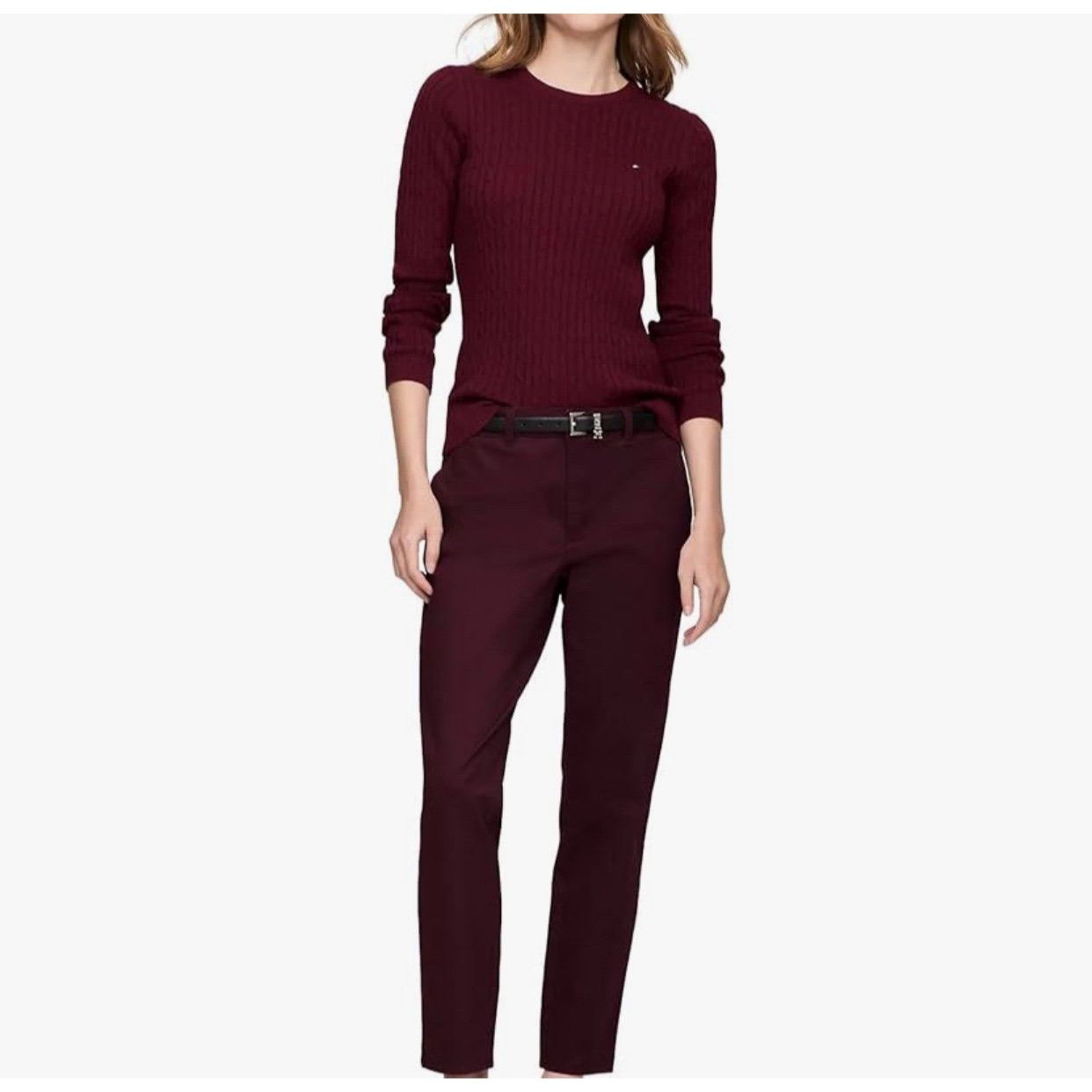 Tommy Hilfiger Tommy HilfigerLong-Sleeve Cable Knit Sweater size XS new Size XS / US 0-2 / IT 36-38 - 1 Thumbnail