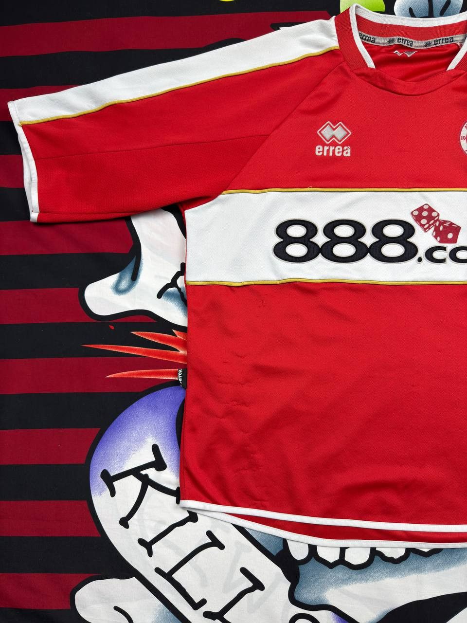 Errea Errea Middlesbrough Home Football Shirt Jersey 2006/07 Size US M / EU 48-50 / 2 - 2 Thumbnail