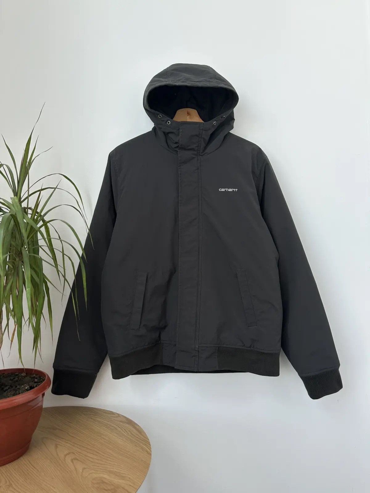 Carhartt Vintage Carhartt Big Logo Gray Jacket Size US L / EU 52-54 / 3 - 3 Thumbnail