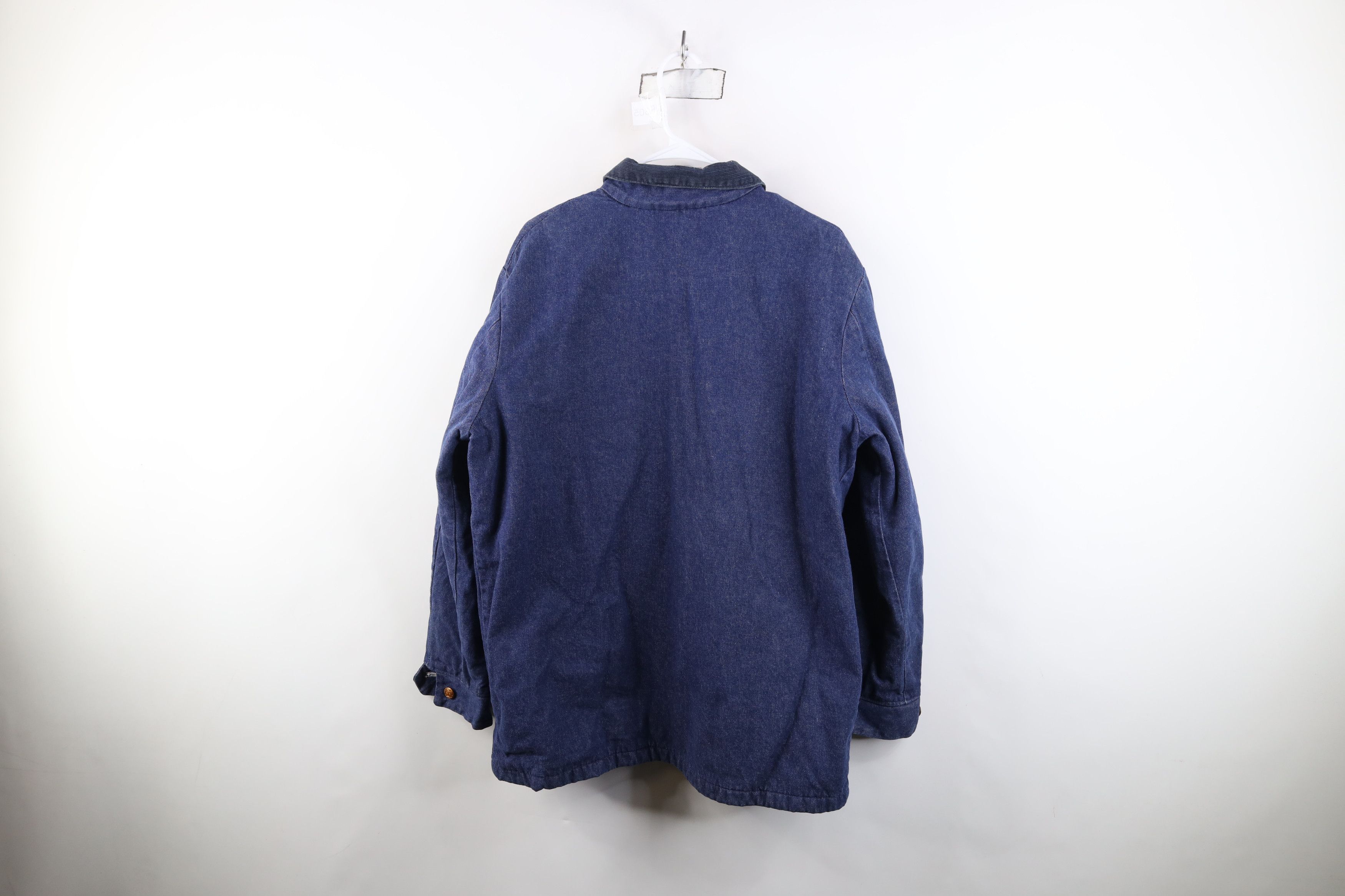 Vintage Vintage 60s Streetwear Lined Denim Chore Barn Jacket USA Size US L / EU 52-54 / 3 - 11 Thumbnail