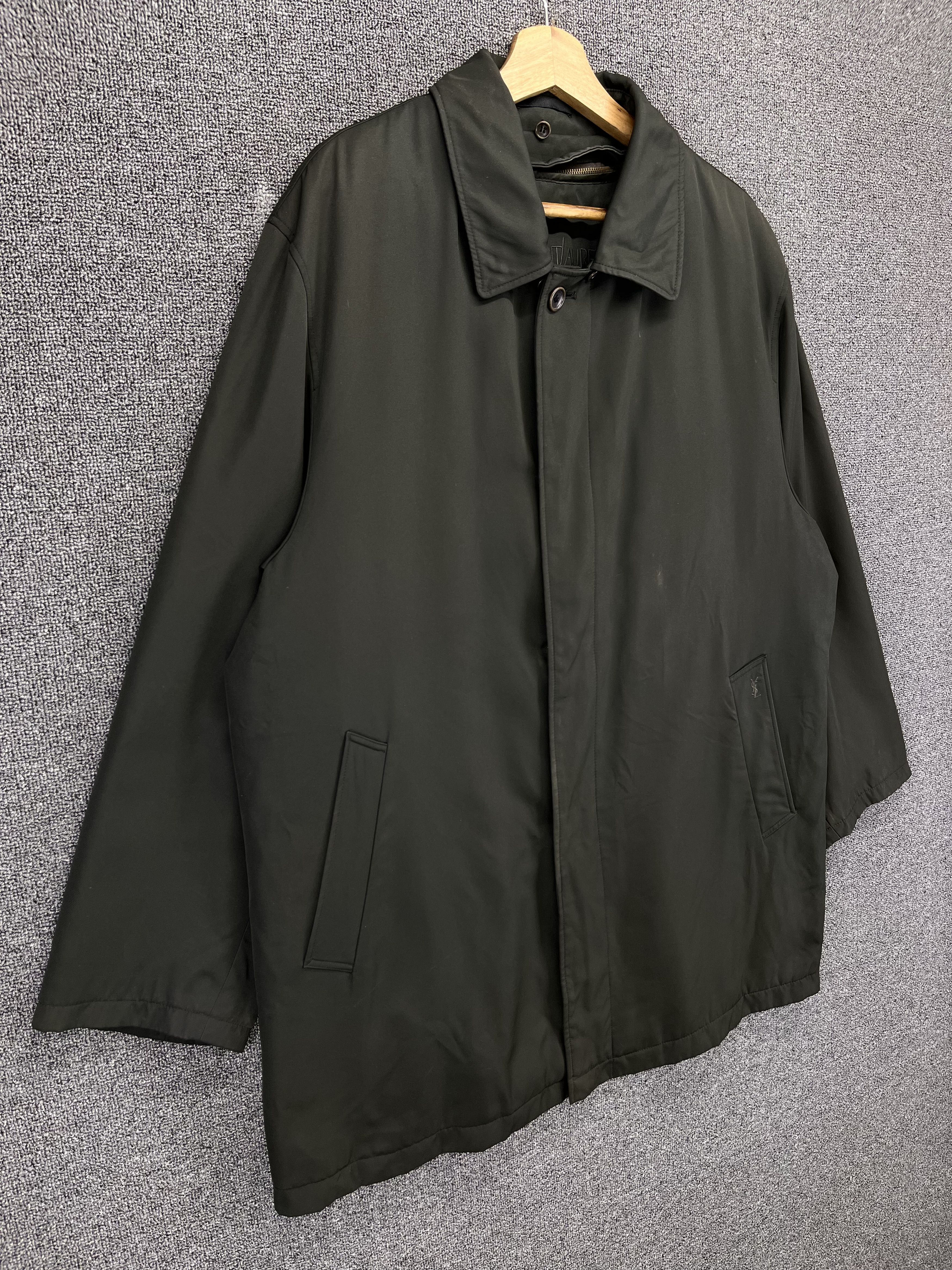 Yves Saint Laurent Vintage Yves Saint Laurent Luxury Button Up Coat Jacket Size US L / EU 52-54 / 3 - 3 Thumbnail