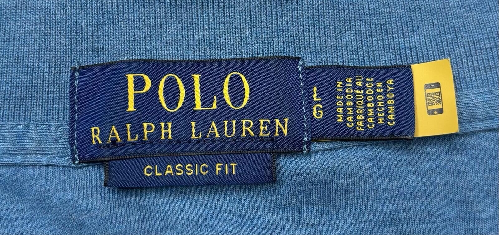 Polo Ralph Lauren Polo Ralph Lauren Shirt Mens Large Classic Fit Blue Cotton Size US L / EU 52-54 / 3 - 2 Thumbnail