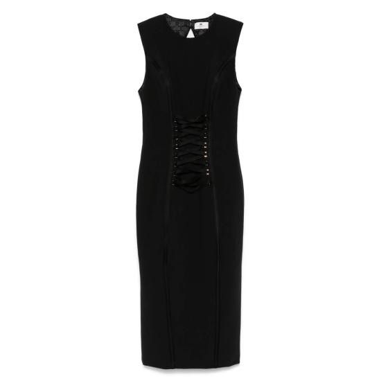 Elisabetta Franchi ELISABETTA FRANCHI Women Dresses AB76252E2 110 BLACK Size M / US 6-8 / IT 42-44 - 1 Thumbnail