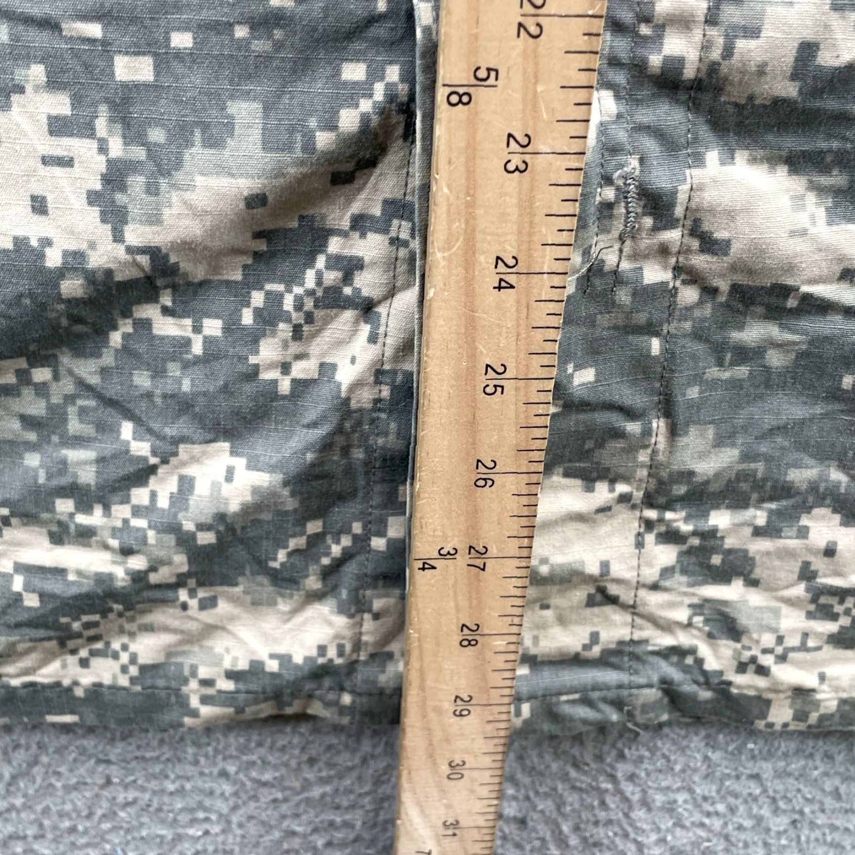 Vintage US Army Uniform Jacket Mens Medium Long Digital Camo Green Canvas Pockets Zip Button Size US M / EU 48-50 / 2 - 5 Thumbnail