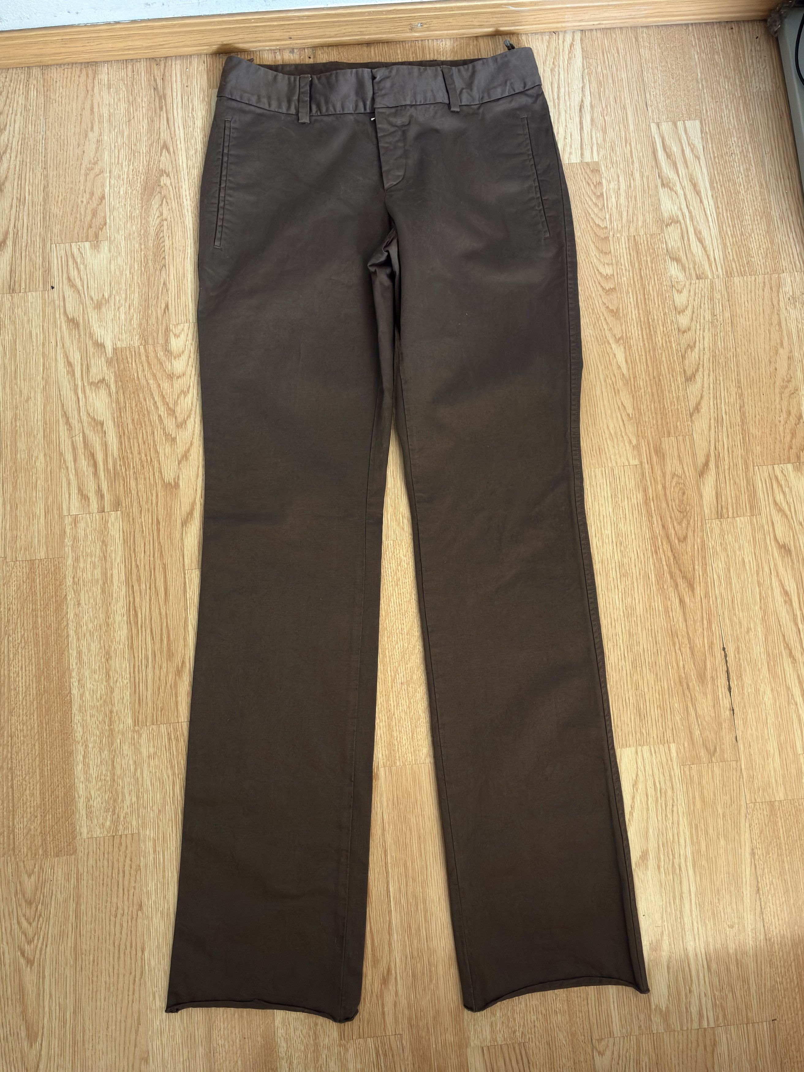Miu Miu Early 2000s Military Trousers