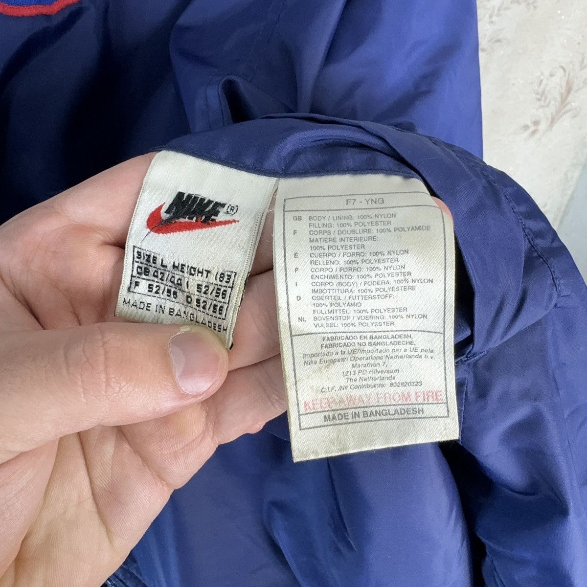 Nike × Vintage Vintage Nike Glasgow Rangers 1997 Jacket Reversibl Blue Size US L / EU 52-54 / 3 - 22 Thumbnail