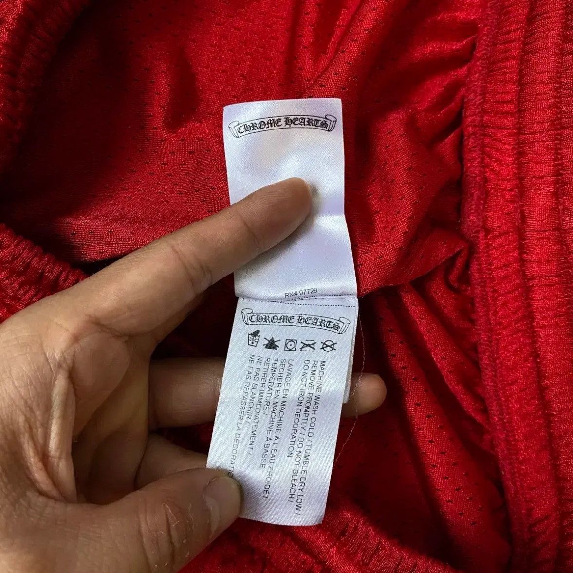 Chrome Hearts Mattyboy Mesh Short Red Size US 36 / EU 52 - 8 Thumbnail