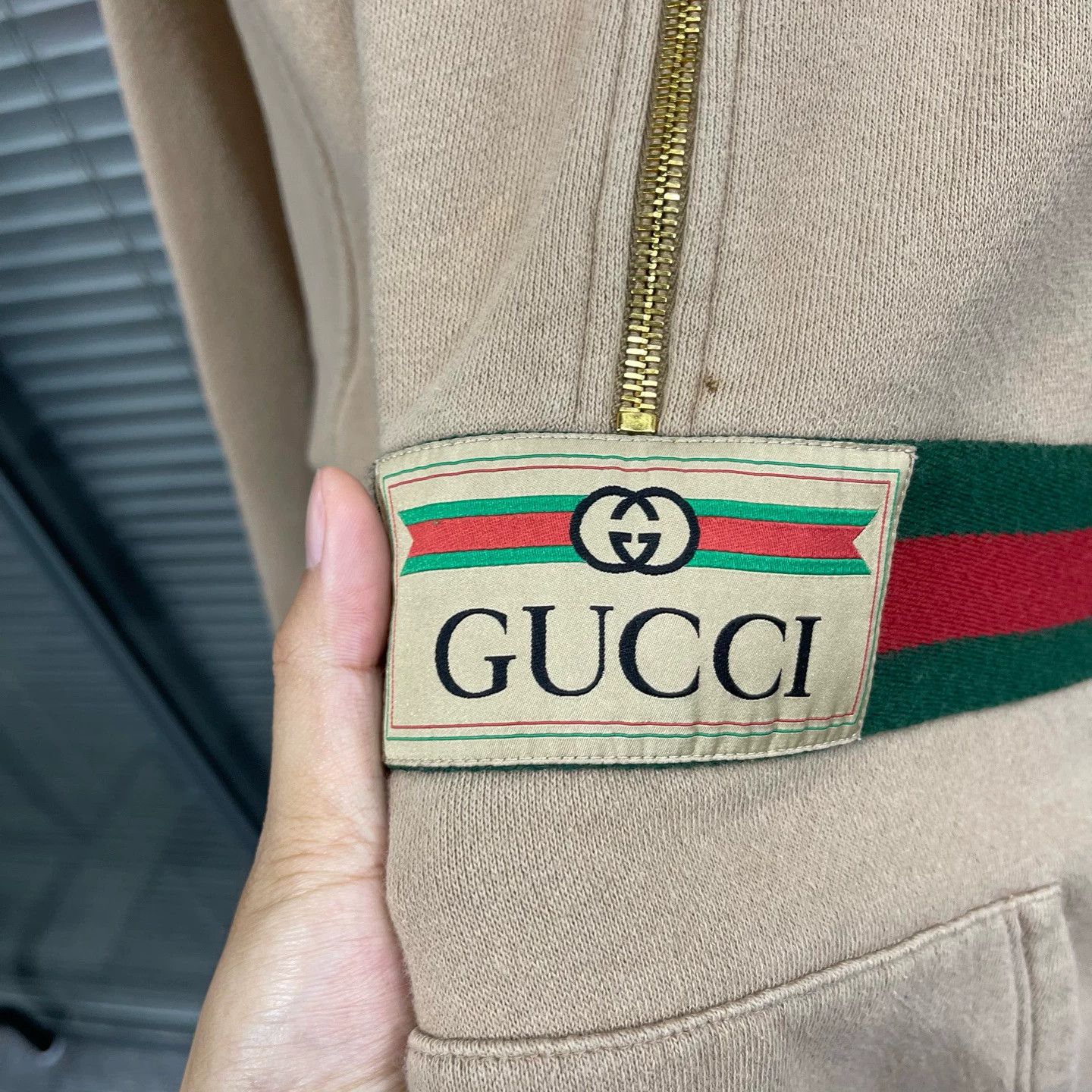 Gucci Gucci Half-Zip Logo Sweatshirt M 99 No Tag Size US M / EU 48-50 / 2 - 4 Thumbnail