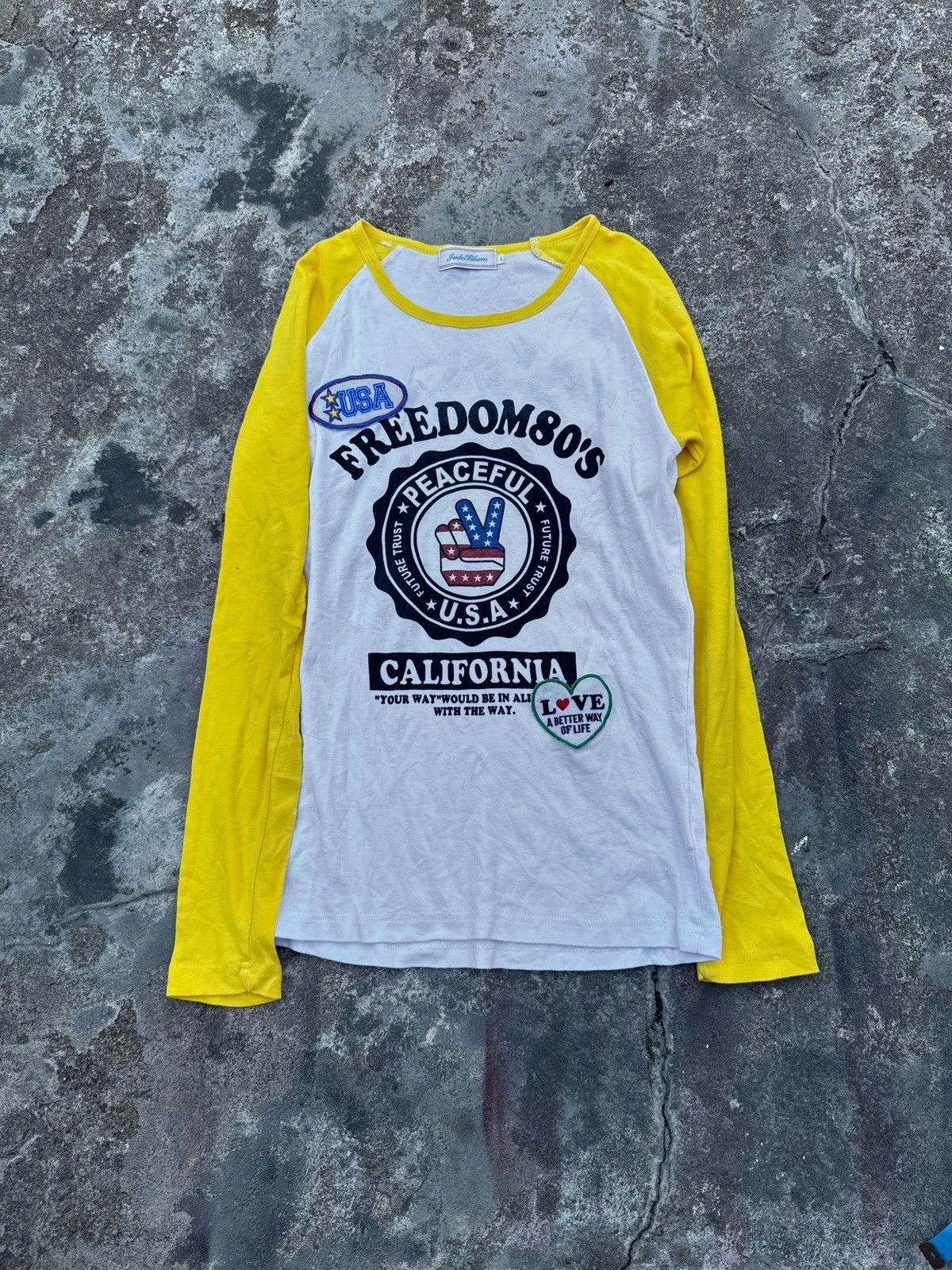 Hysteric Glamour 2000s Peace Jude Bloom California Long Sleeve Size US M / EU 48-50 / 2 - 1 Thumbnail