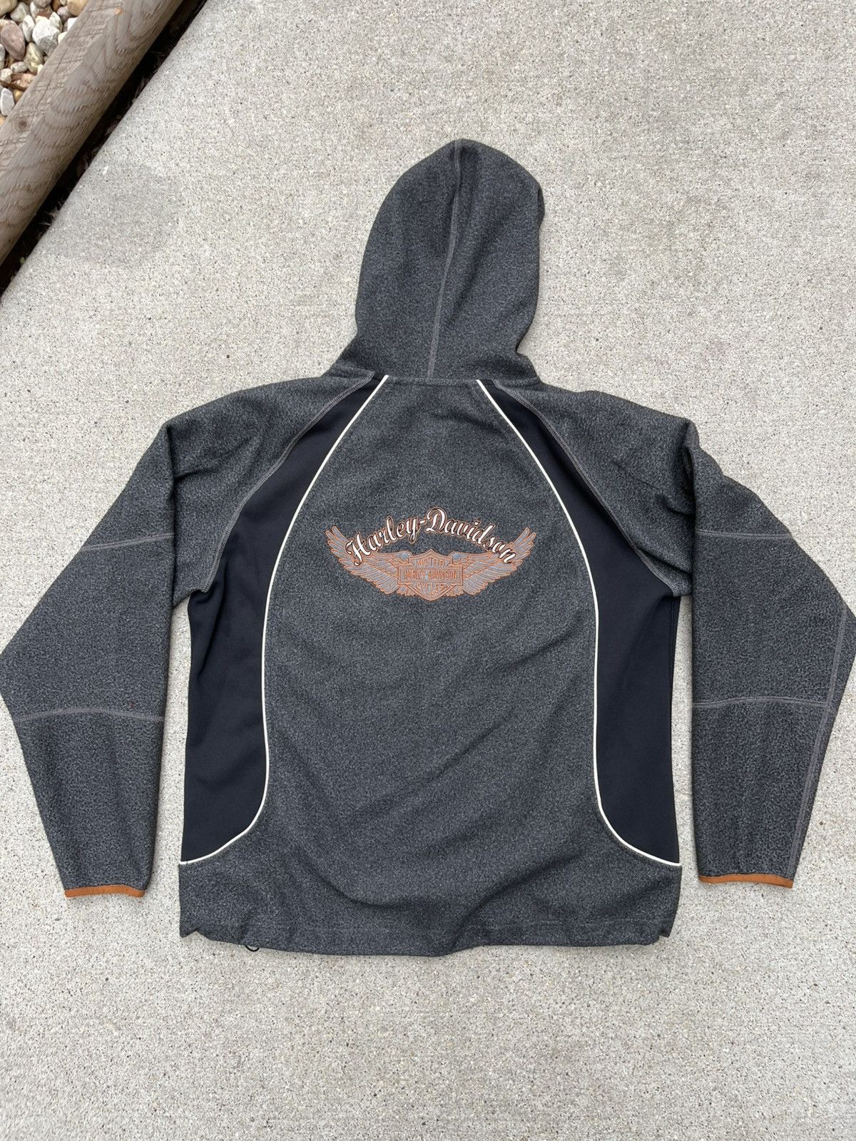 Harley Davidson Y2K Harley Davidson Embroidered Hoodie Size US L / EU 52-54 / 3 - 7 Thumbnail