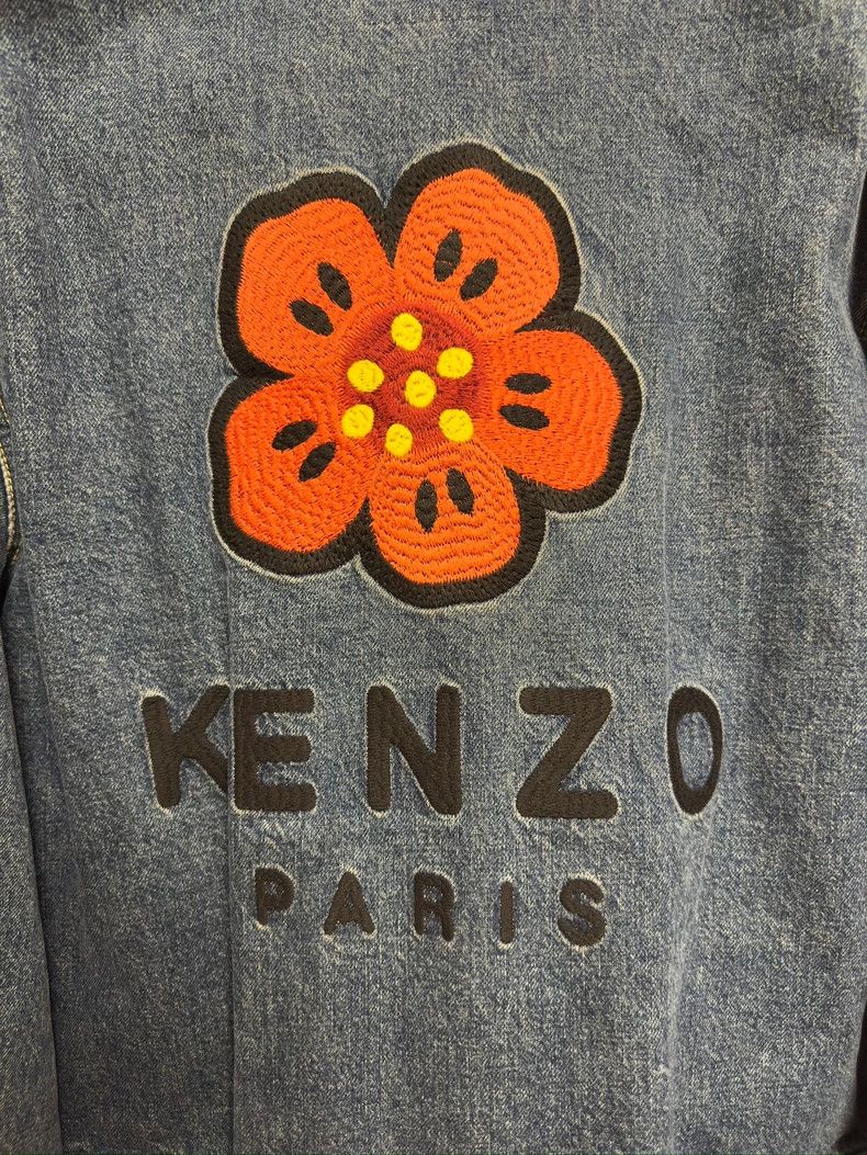 Kenzo KENZO Haitang Flower denim jacket Size US L / EU 52-54 / 3 - 5 Thumbnail
