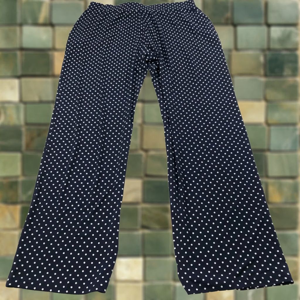 Vintage Susan Graver Pants Medium Fit 32W 31L High Rise Pull On Elastic Waist Blue Size 32" / US 10 / IT 46 - 1 Thumbnail