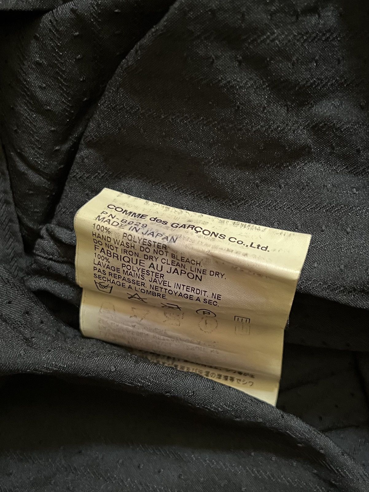 Comme des Garcons Homme Plus AD2014 Comme des Garçons Homme Plus Black Stripe Shirt Size US XS / EU 42 / 0 - 4 Thumbnail
