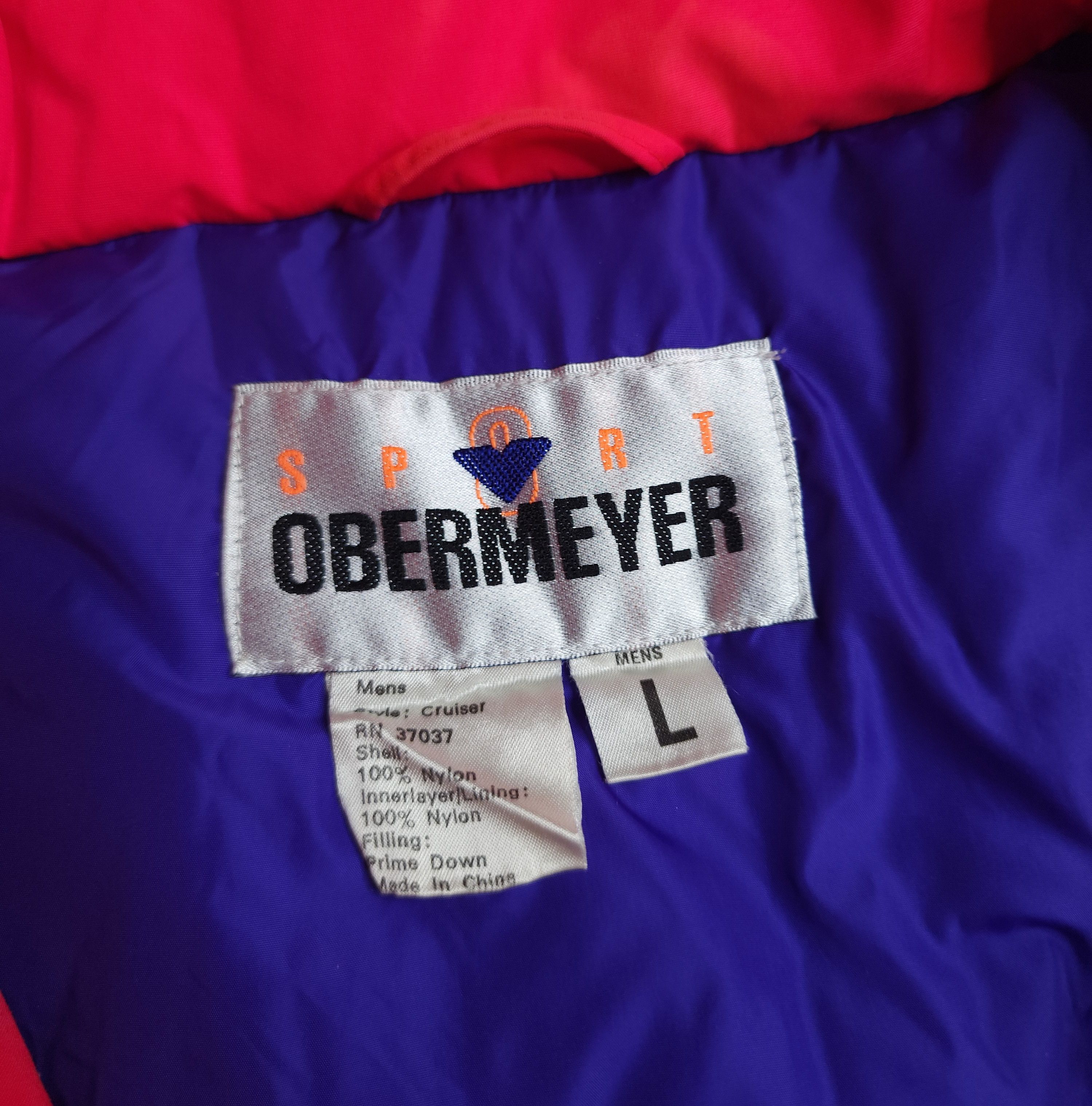 Obermeyer Vintage Obermeyer sport men's windbreaker jacket Size US L / EU 52-54 / 3 - 6 Thumbnail