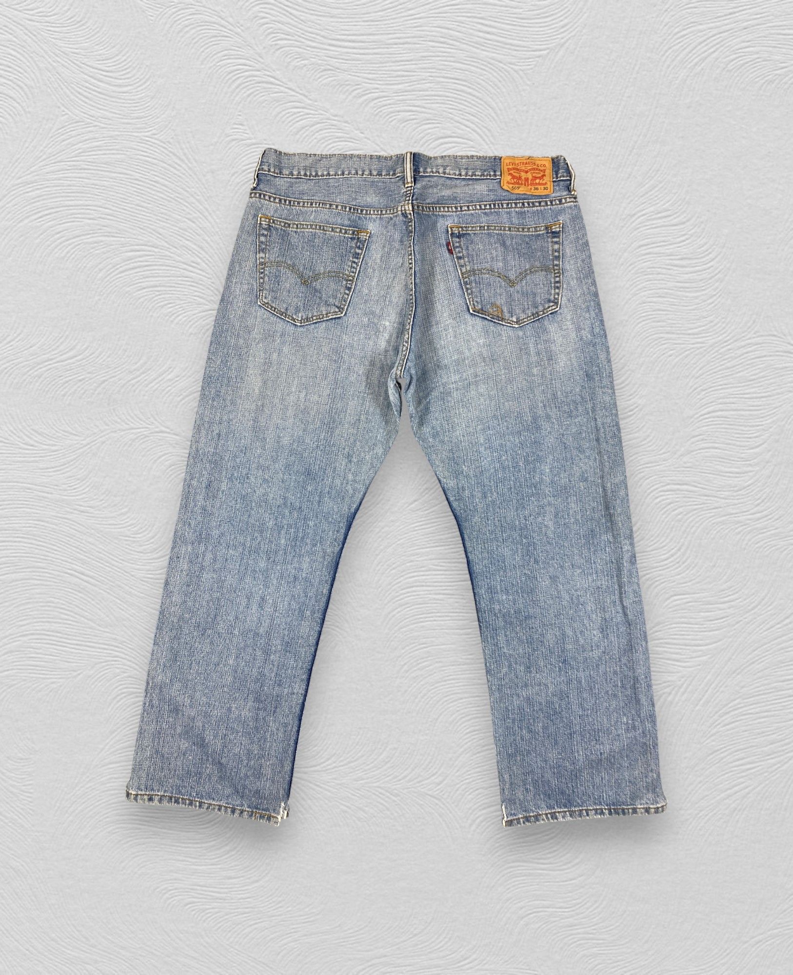 Levi's Vintage Levi's 569 Pale Blue Denim 38 x 28.5 -JN553 Size US 38 / EU 54 - 2 Thumbnail