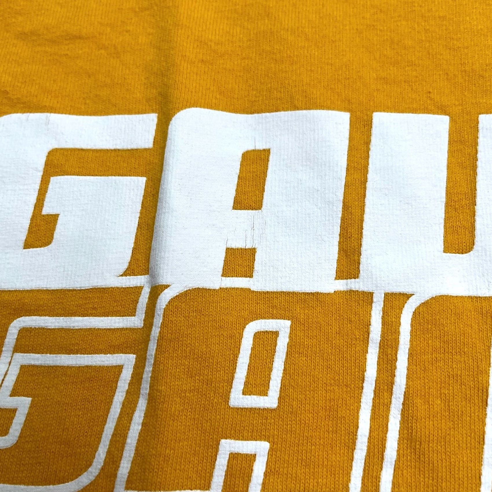 Hanes Hanes UCSB Gaucho Games Graphic T-Shirt Womens Small Yellow Crew Neck Cotton Tee Size S / US 4 / IT 40 - 4 Thumbnail