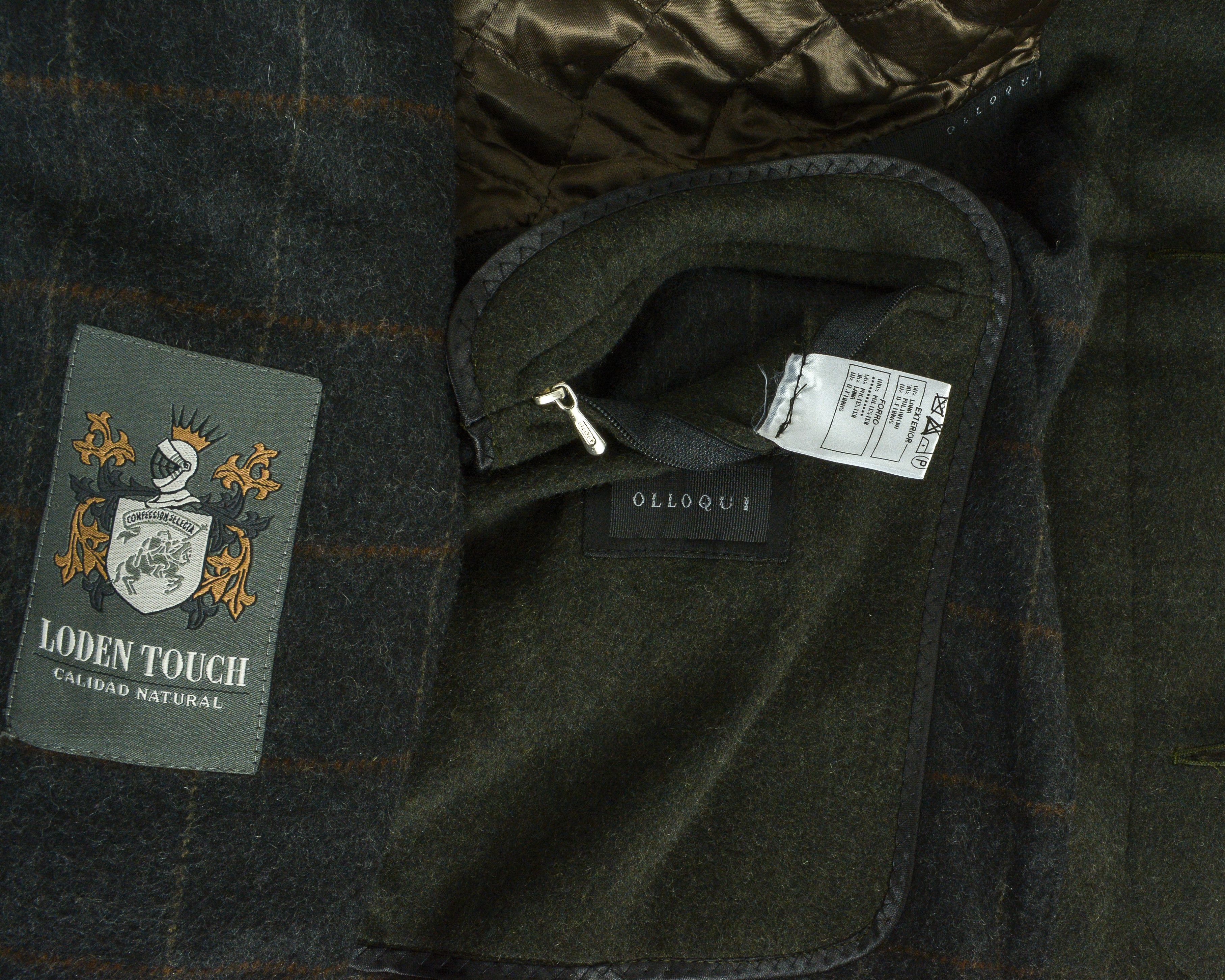 Vintage OLLOQUI Loden Touch Men M Wool Trench Jacket Over Coat EU 50 Size US M / EU 48-50 / 2 - 5 Thumbnail