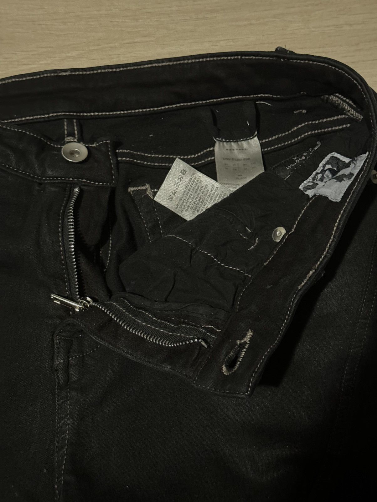 Rick Owens × Rick Owens Drkshdw Rick Owens FW24 Bias Bootcut Denim Size US 30 / EU 46 - 7 Thumbnail
