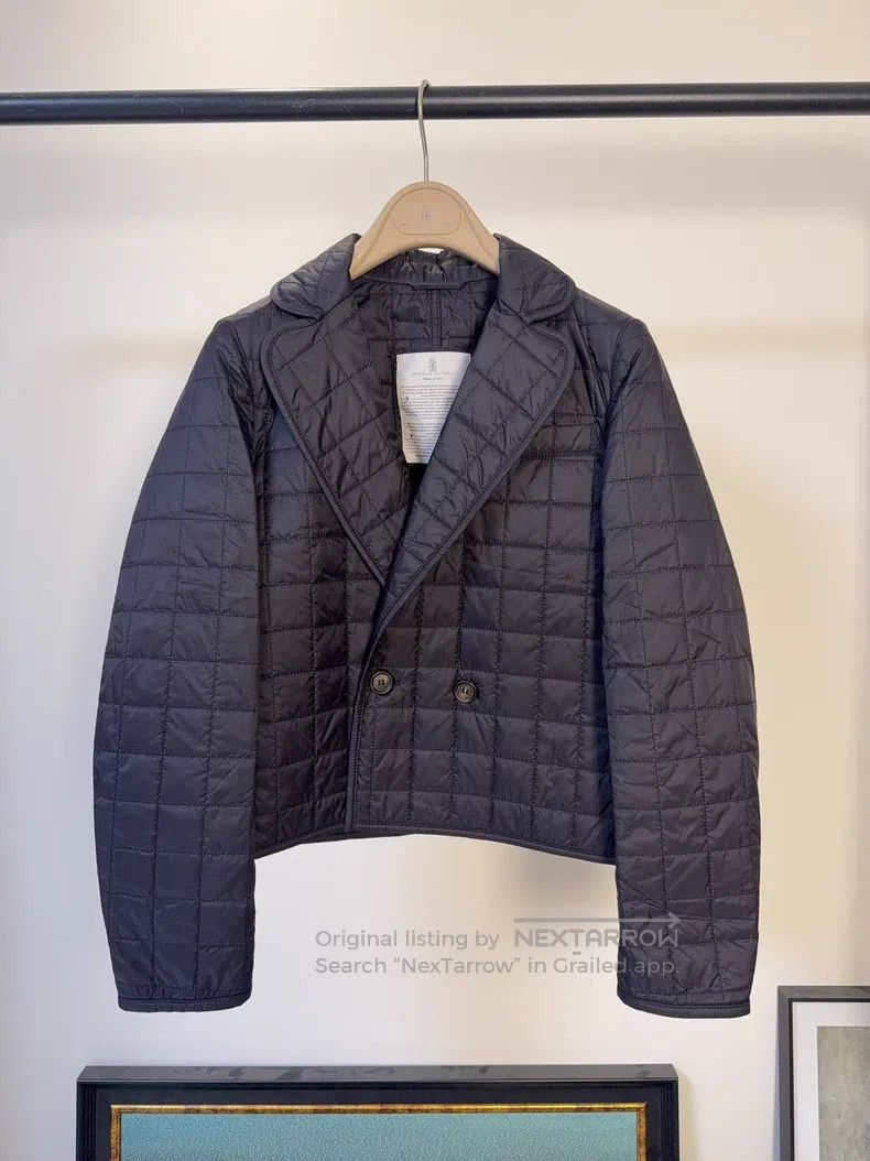 Brunello Cucinelli Brunello Cucinelli Plaid thin cotton coat Size XS / US 0-2 / IT 36-38 - 1 Thumbnail