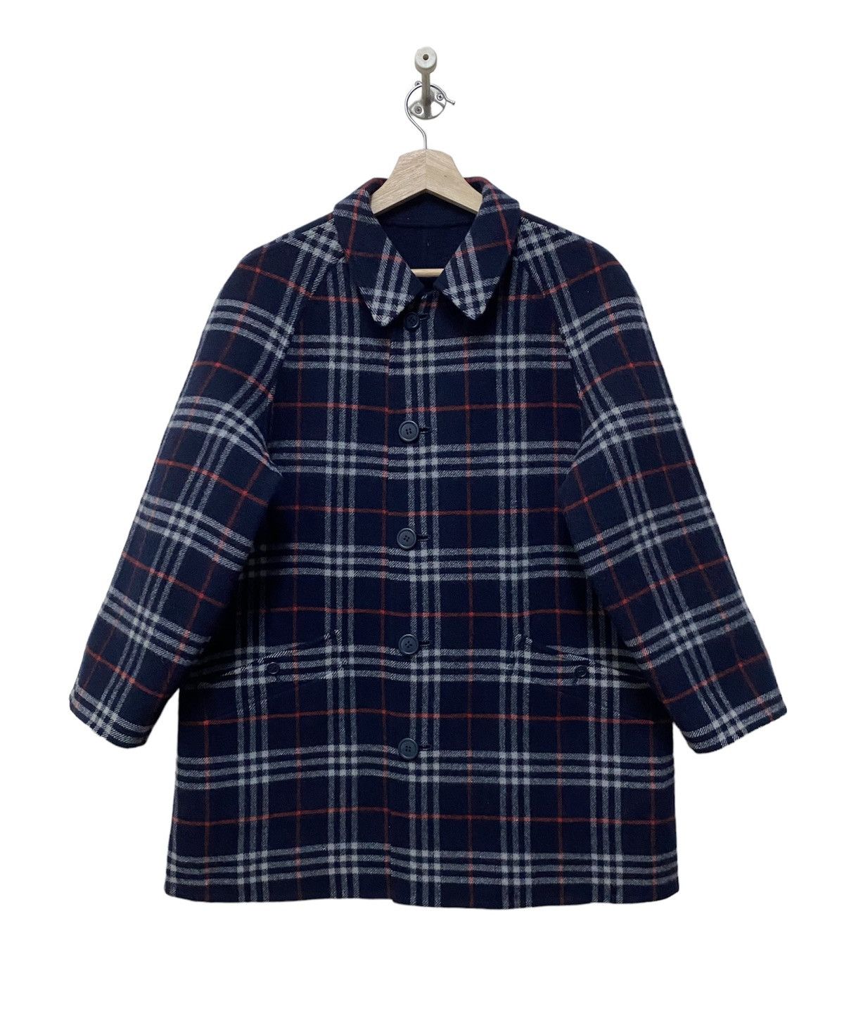 Burberry Prorsum × Vintage VINTAGE REVERSIBLE MONOGRAM WOOL BUTTONS UP BY BURBERRY’S Size US M / EU 48-50 / 2 - 1 Thumbnail