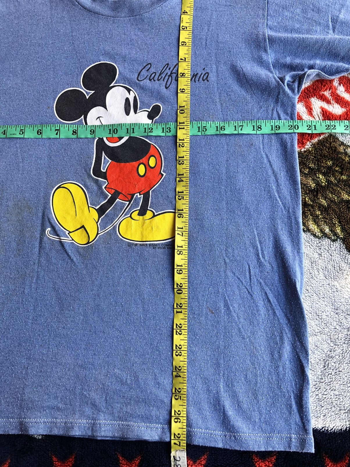 Mickey Mouse Vintage Mickey Mouse Velva Sheen Single Stitch Shirt Tee Size US L / EU 52-54 / 3 - 9 Thumbnail