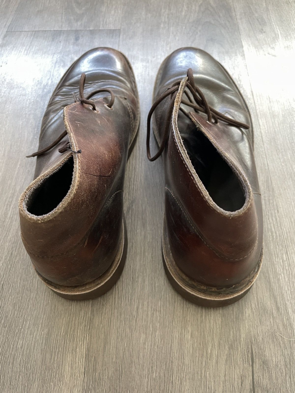 Clarks Clark’s “Leather” Mid Lace-up Shoes (Sz.9.5) Size US 9.5 / EU 42-43 - 3 Thumbnail