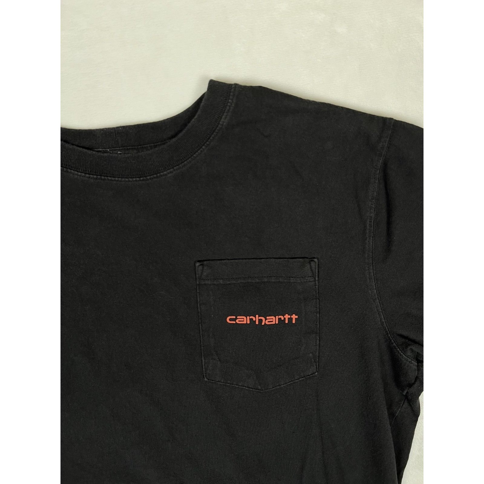 Carhartt Carhartt Relax Fit Pocket T-Shirt Size XL Black Back Logo Size US XL / EU 56 / 4 - 3 Thumbnail