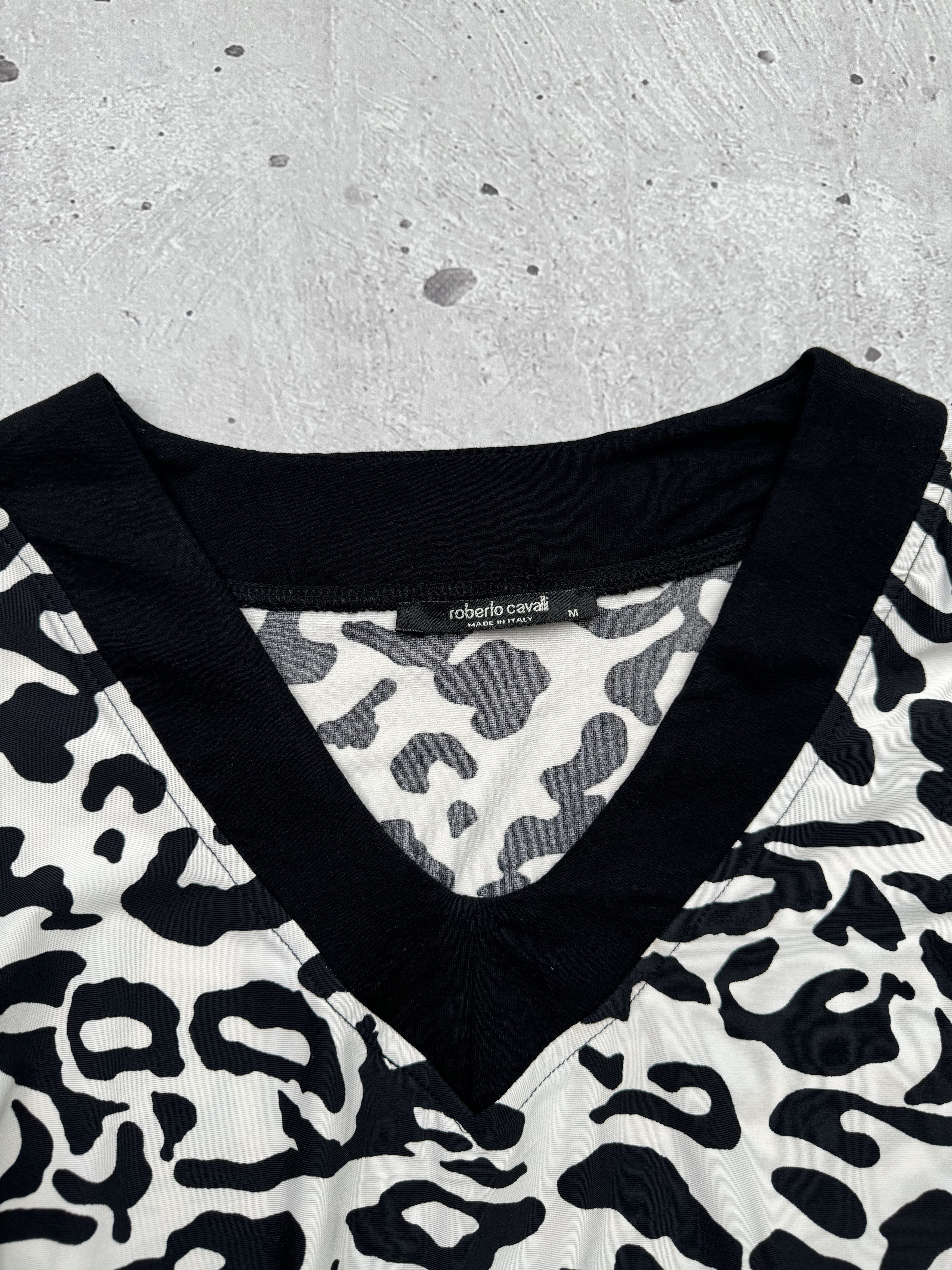 Vintage Roberto Cavalli Vintage Printed Mini Dress Size M / US 6-8 / IT 42-44 - 5 Thumbnail