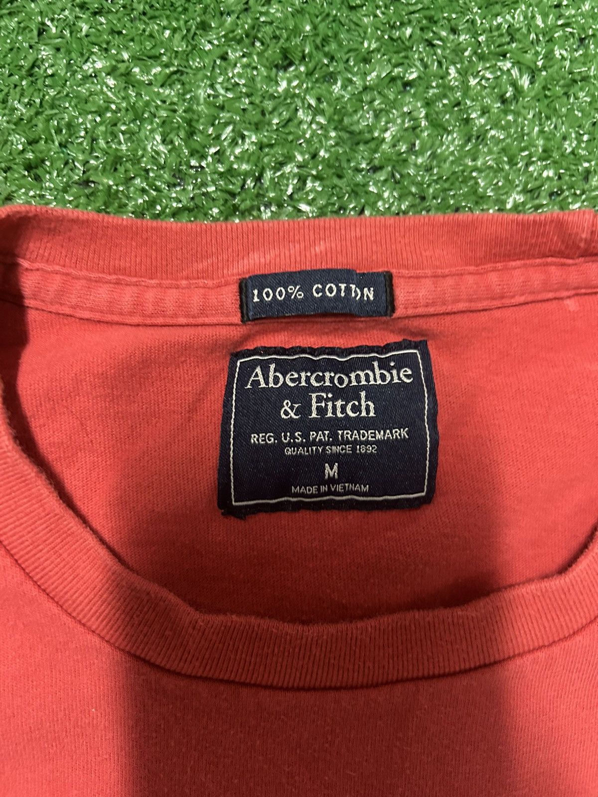 Abercrombie & Fitch × Vintage Vintage Abercrombie and Fitch stripped t shirt embroidered Size US M / EU 48-50 / 2 - 3 Thumbnail