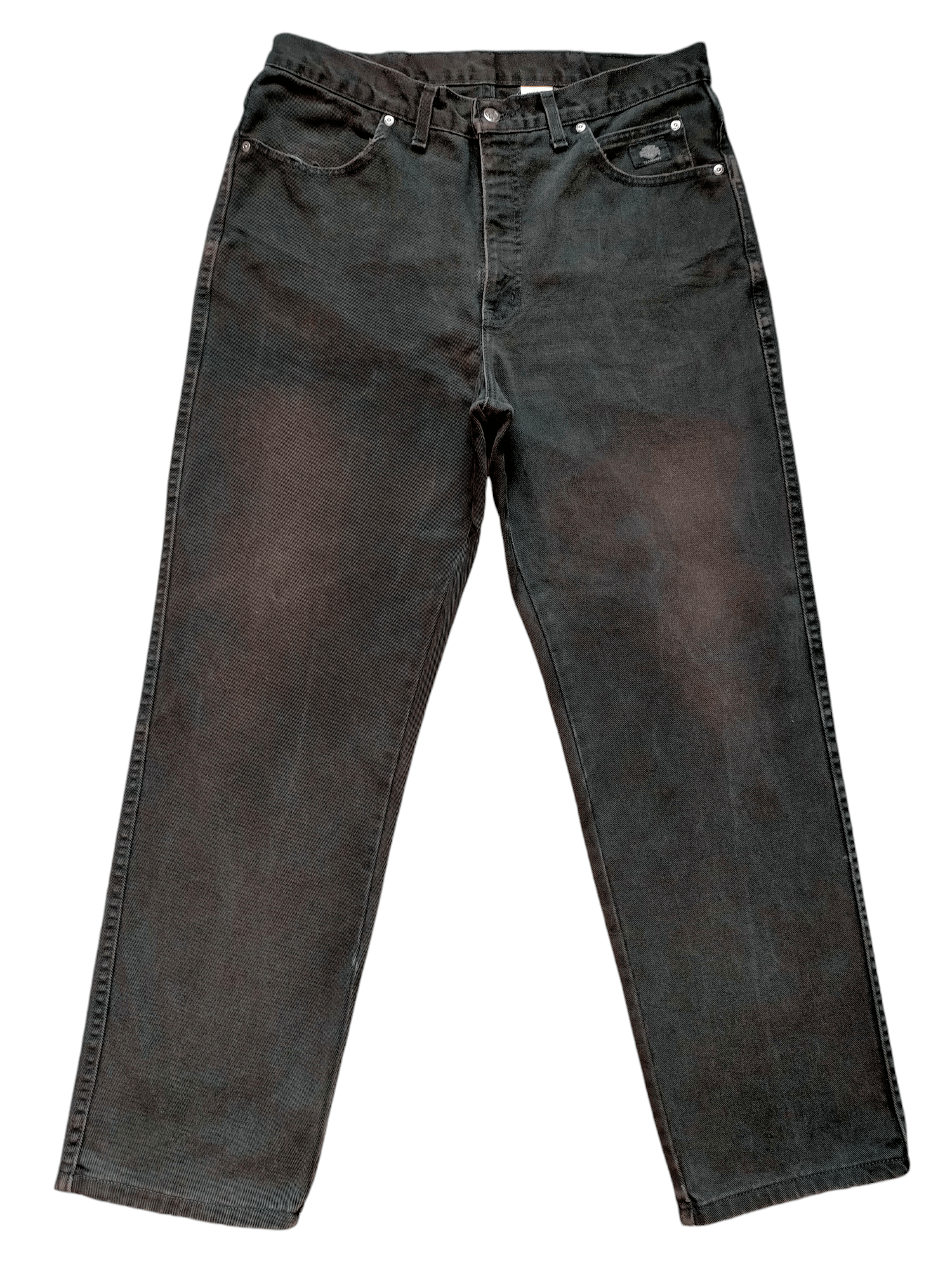 Harley Davidson Black Baggy Jeans Made in usa