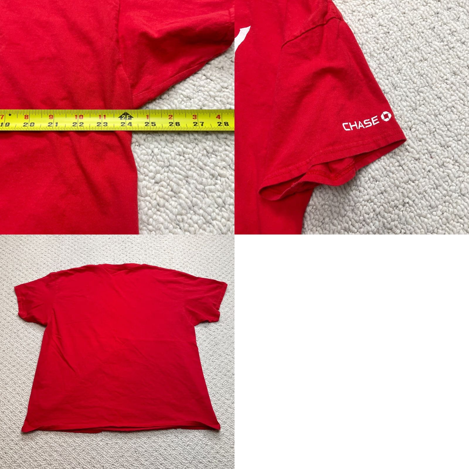 Gildan Gildan Heavy Cotton Shirt Mens 2XL Red Tee Logo Crew Neck Short Sleeve T-Shirt Size US XXL / EU 58 / 5 - 8 Thumbnail