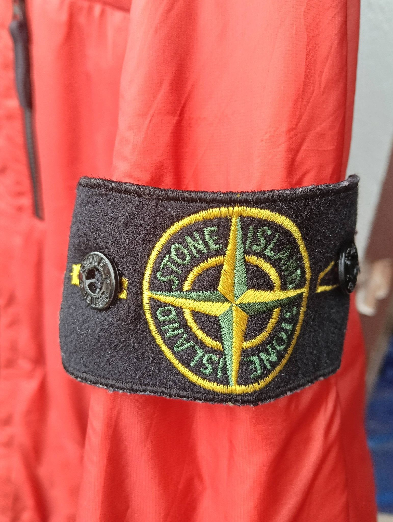 Stone Island Stone Island Red Micro Ripstop Quilted Jacket XL Size US L / EU 52-54 / 3 - 7 Thumbnail