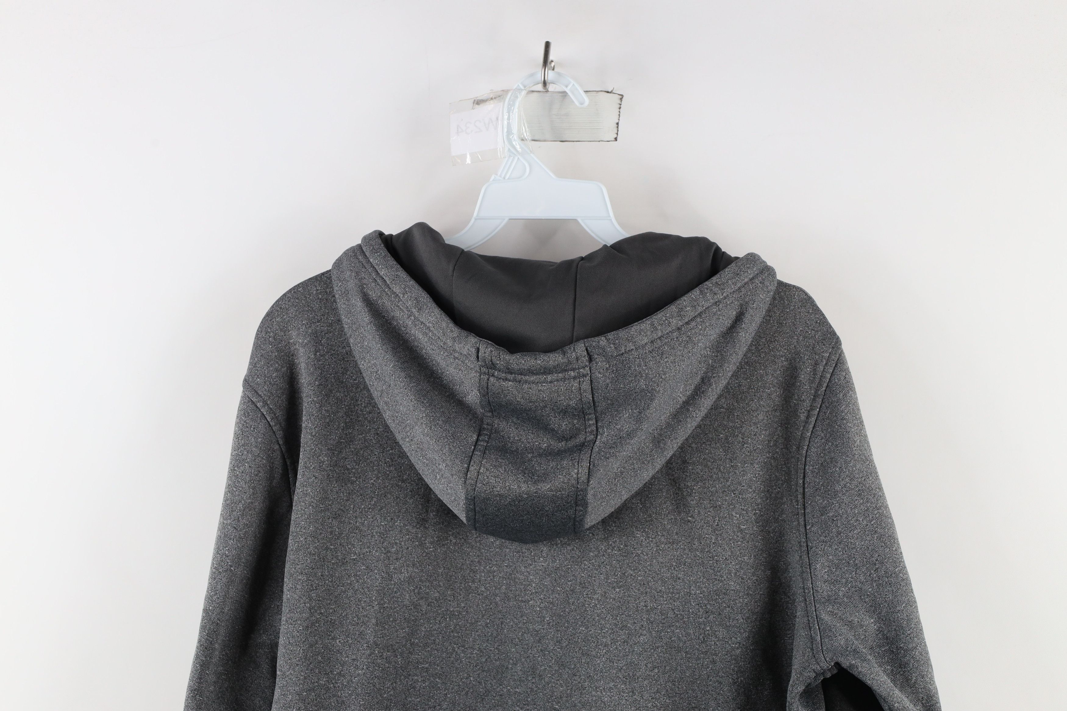 Under Armour × Vintage Under Armour Dame University Football Full Zip Hoodie Gray Size US L / EU 52-54 / 3 - 12 Thumbnail