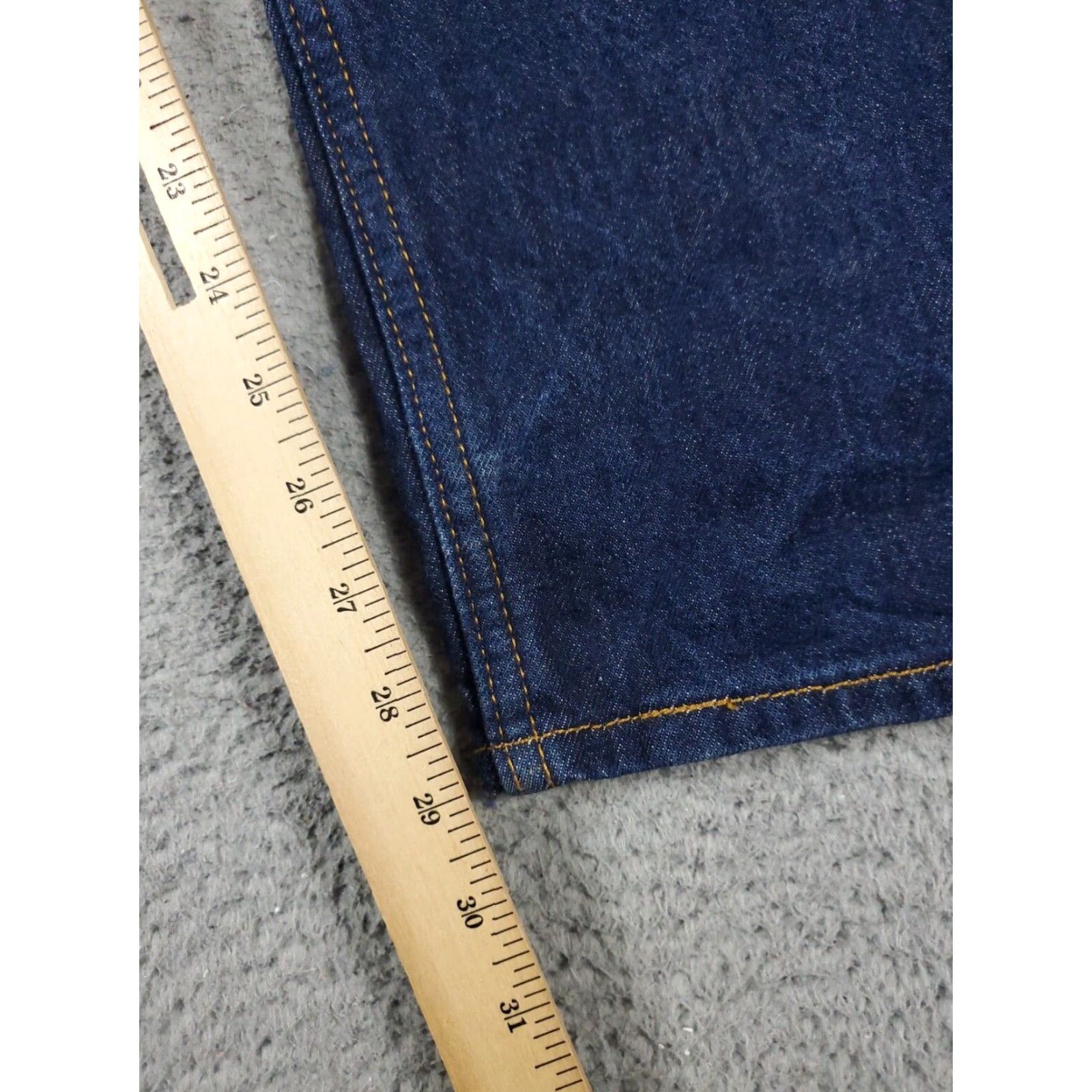 Levi's Levis 501 Jeans Mens 44x32 Blue Straight Leg Denim Pants Size US 44 / EU 60 - 5 Thumbnail