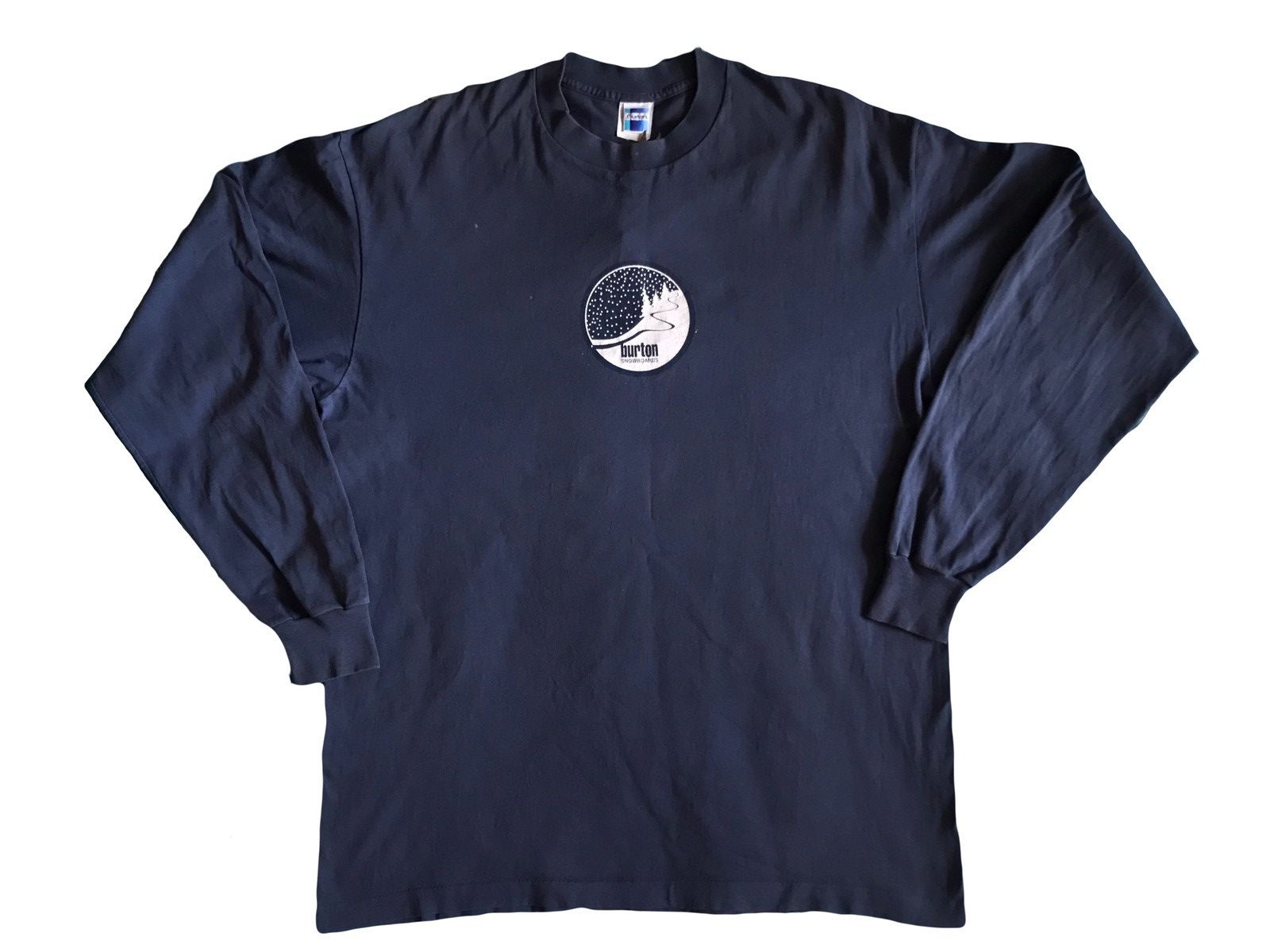 Burton Vintage Long Sleeve Burton Snowboard Big Logo 80s Size US L / EU 52-54 / 3 - 2 Thumbnail