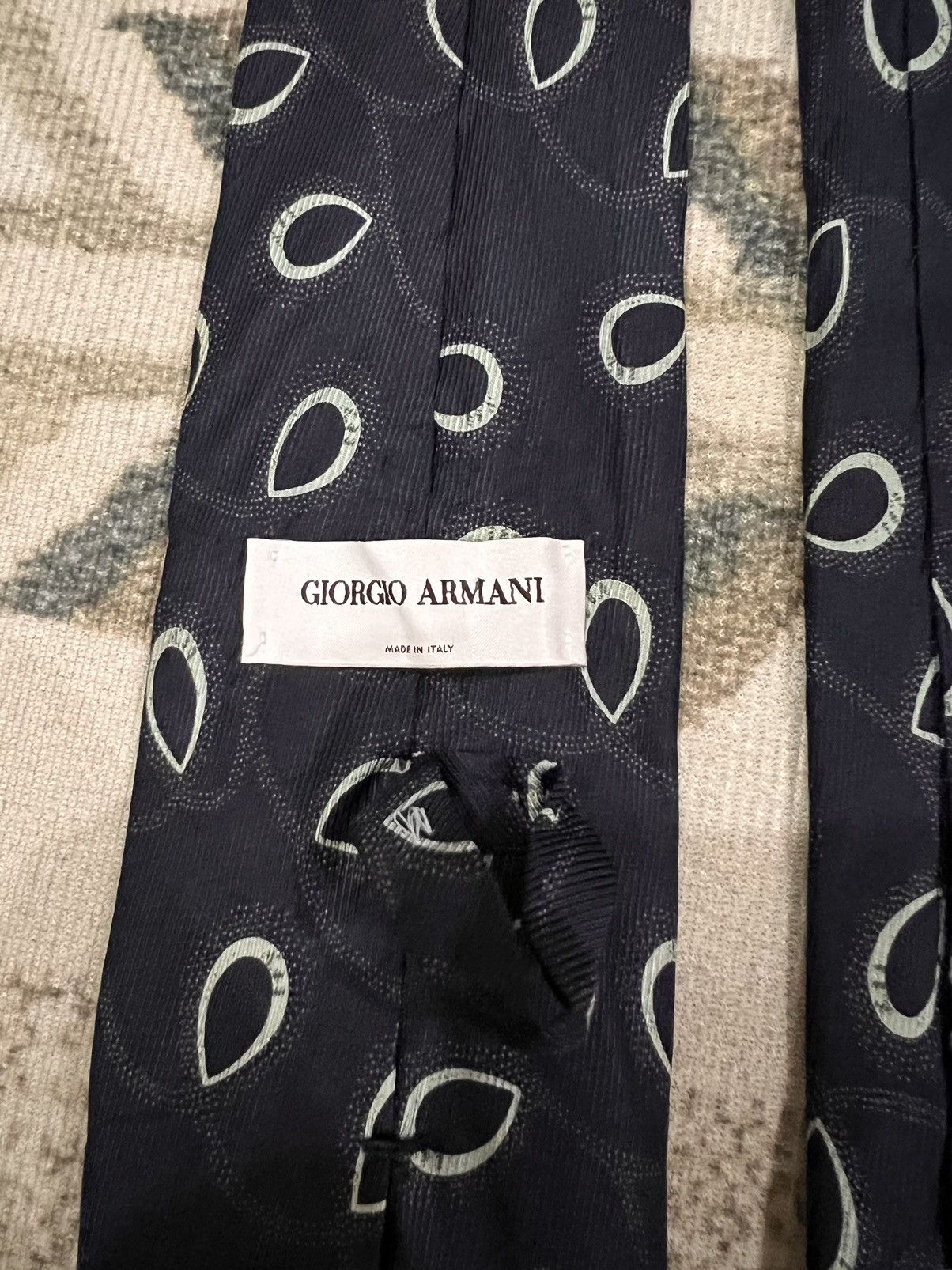 Giorgio Armani Giorgio Armani Silk Tie Size ONE SIZE - 5 Thumbnail