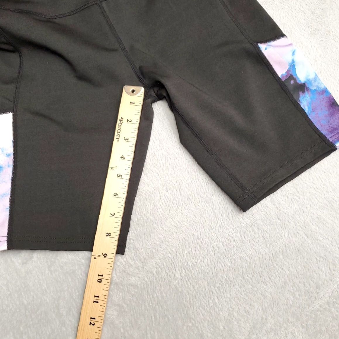Vintage TKO Shorts Women L Black Performance Lightweight Bermuda Athleisure Pac​kets, Running & Jogging, Hiking, Outdoor, Casual Size 36" / US 14 / IT 50 - 7 Thumbnail
