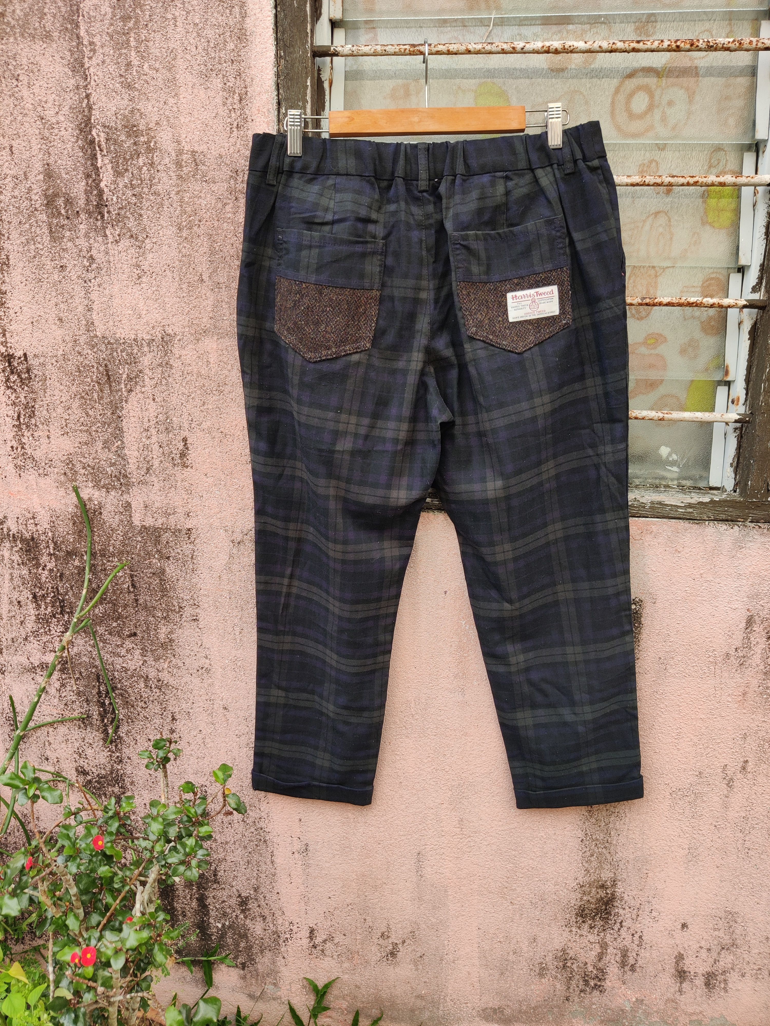 Harris Tweed Vintage Harris Tweed Hand Woven Rare Double Pocket Pants Size US 33 - 4 Thumbnail