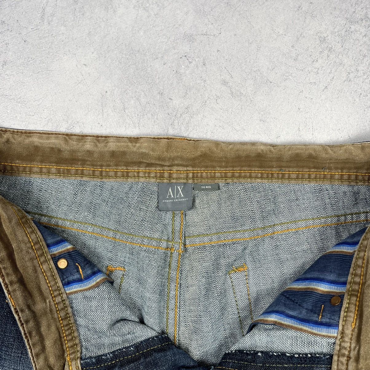 Emporio Armani Vintage Armani Exchange rare big logo jeans 90’s Size US 34 / EU 50 - 10 Thumbnail