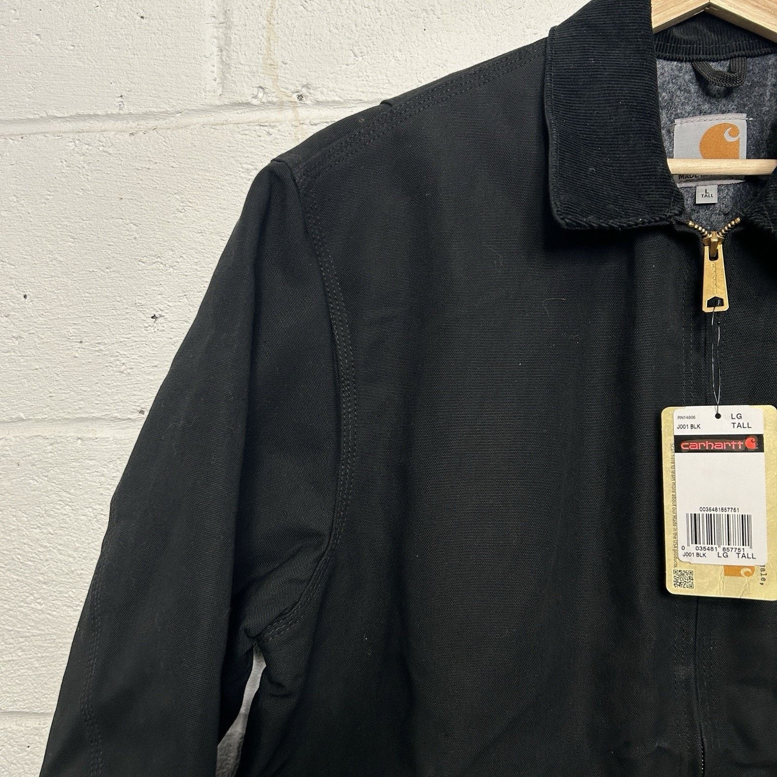 Carhartt Y2K Carhartt Blanket-Lined Detroit Jacket “Black” Leupold Size US L / EU 52-54 / 3 - 4 Thumbnail