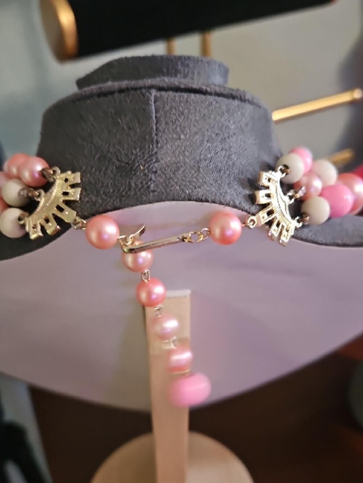 Other Multi-Strand Pink Pearl Bead Necklace Size ONE SIZE - 4 Thumbnail