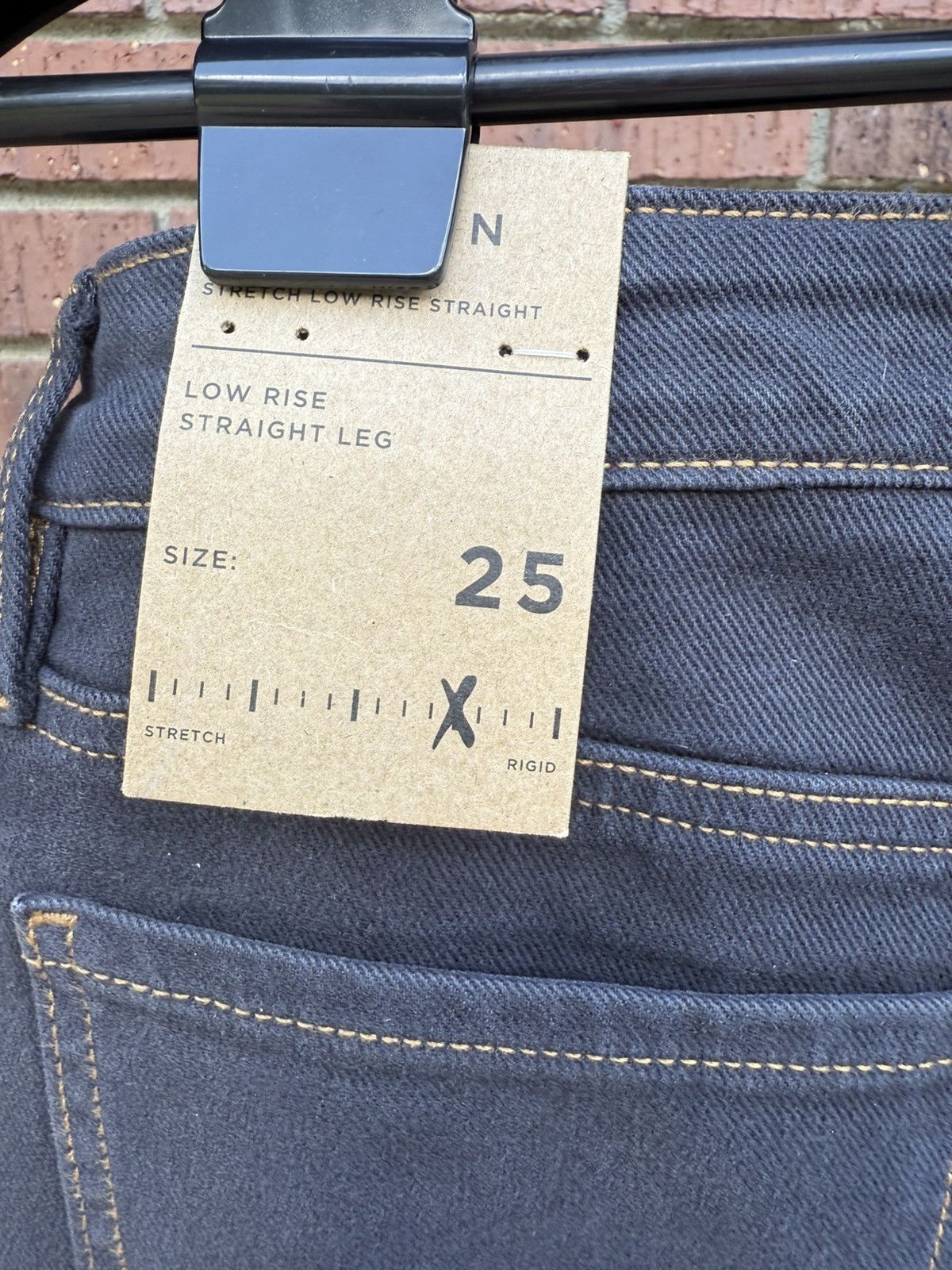 Pacsun Pacsun Denim Jeans Low Rise STRAIGHT Black Gray Size 25 Size 28" / US 6 / IT 42 - 5 Thumbnail