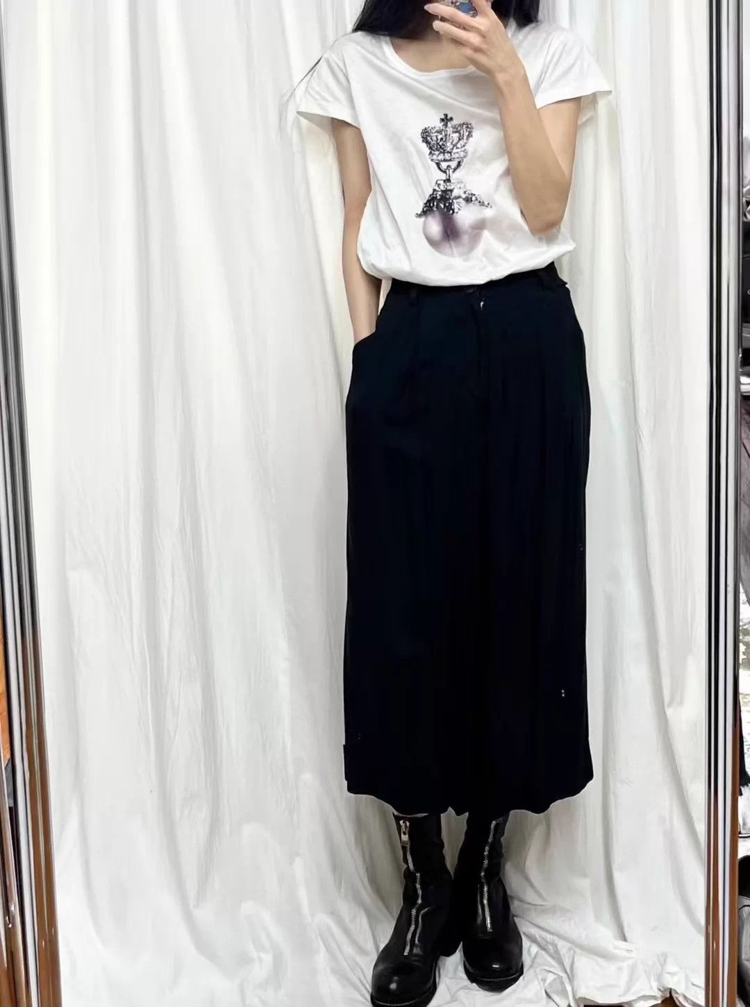 Yohji Yamamoto Yohji Yamamoto Main Line Printed SS Size 2 Mint Size M / US 6-8 / IT 42-44 - 1 Thumbnail